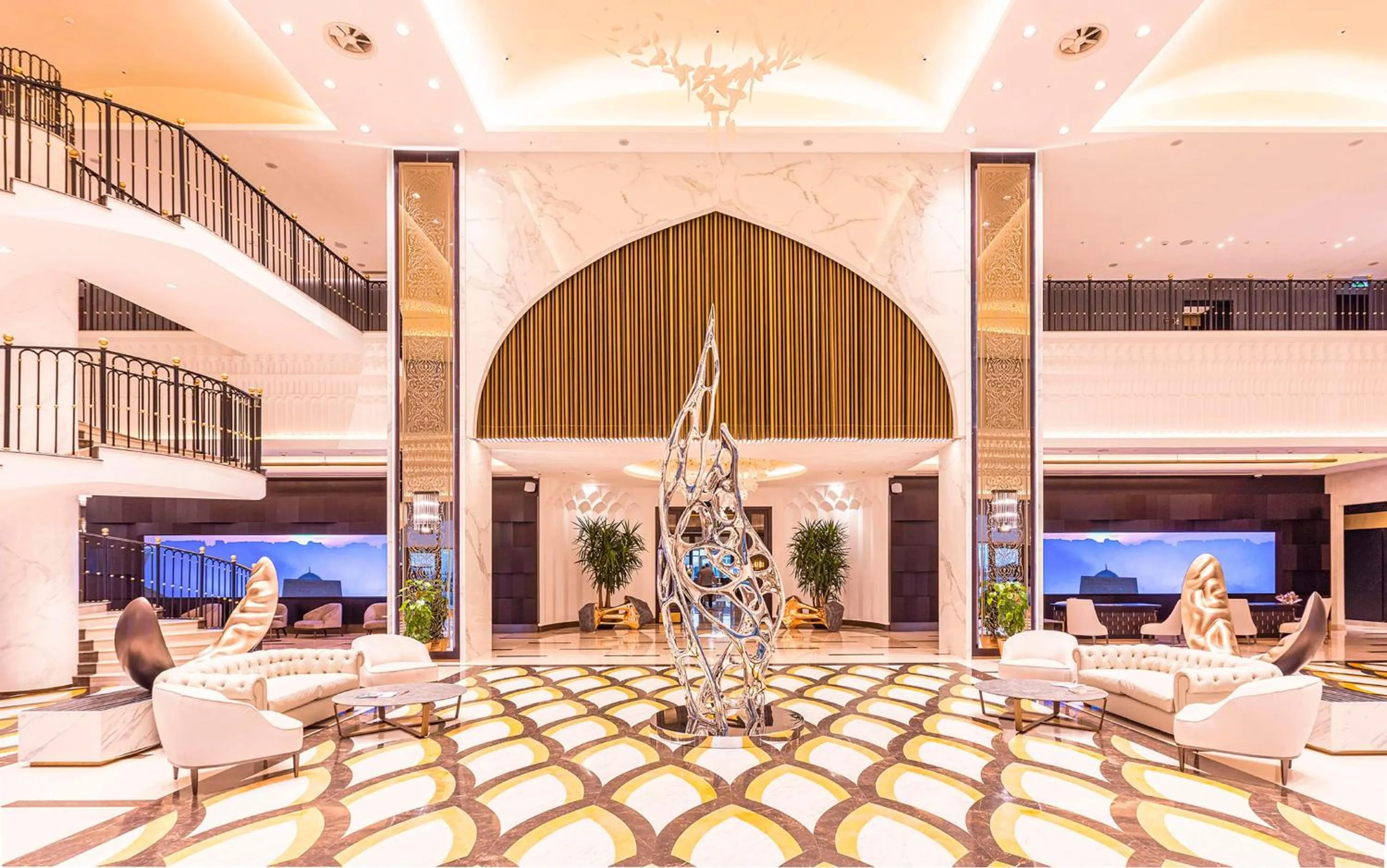 Lobby or reception in Hilton Samarkand Regency