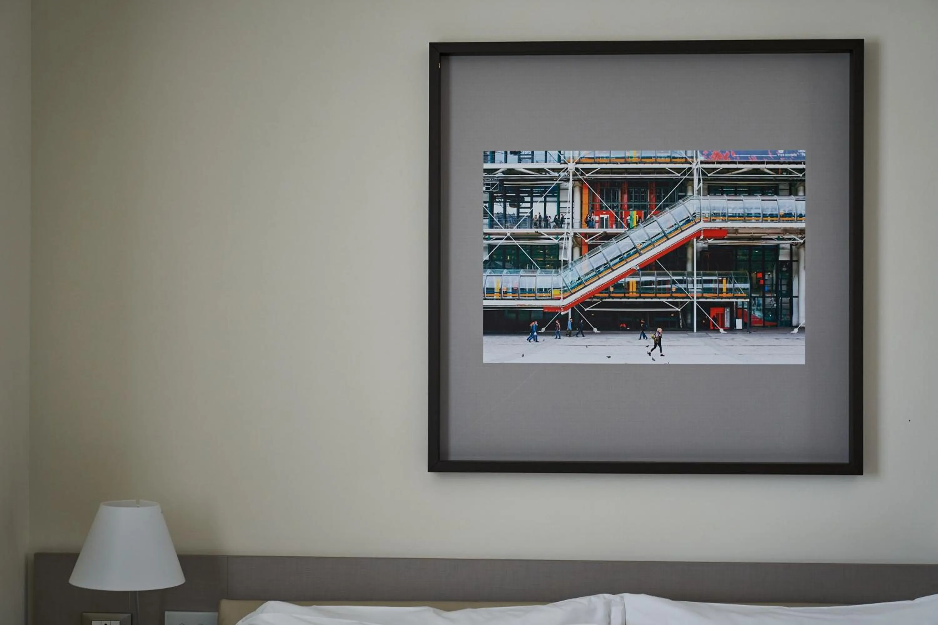 Decorative detail, Bed in UNA Hotels Bologna Fiera