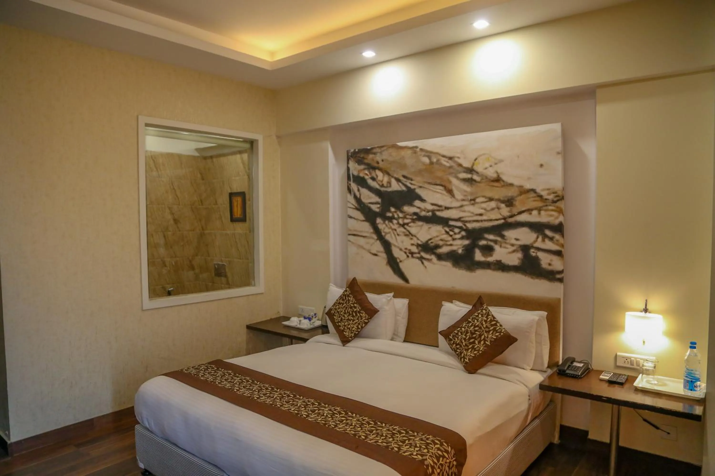 Bed in Four Leaf Hotel,Budaun