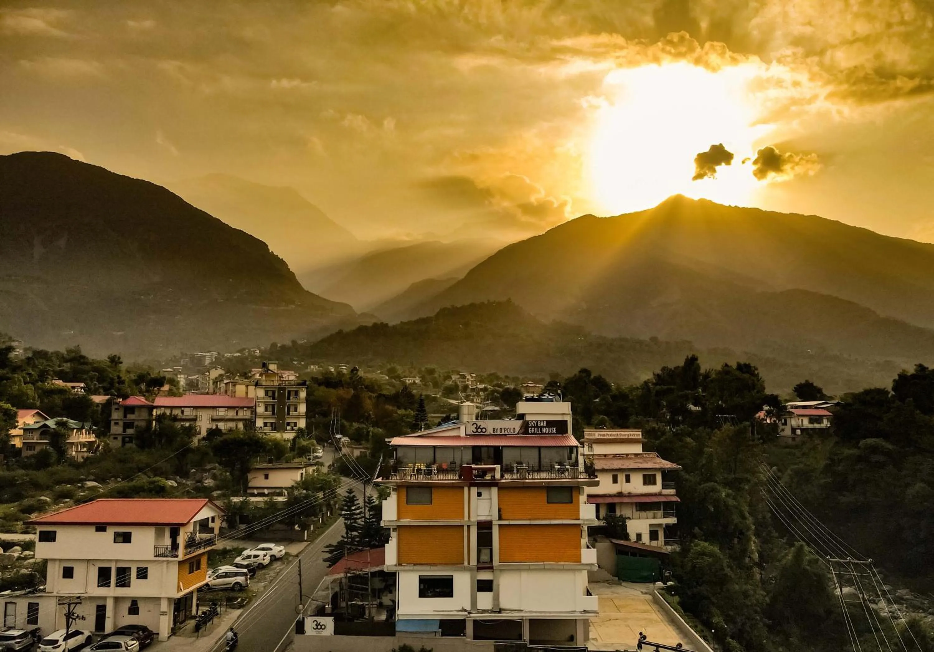 Sunrise in Hotel 360 by D'Polo Dharamshala