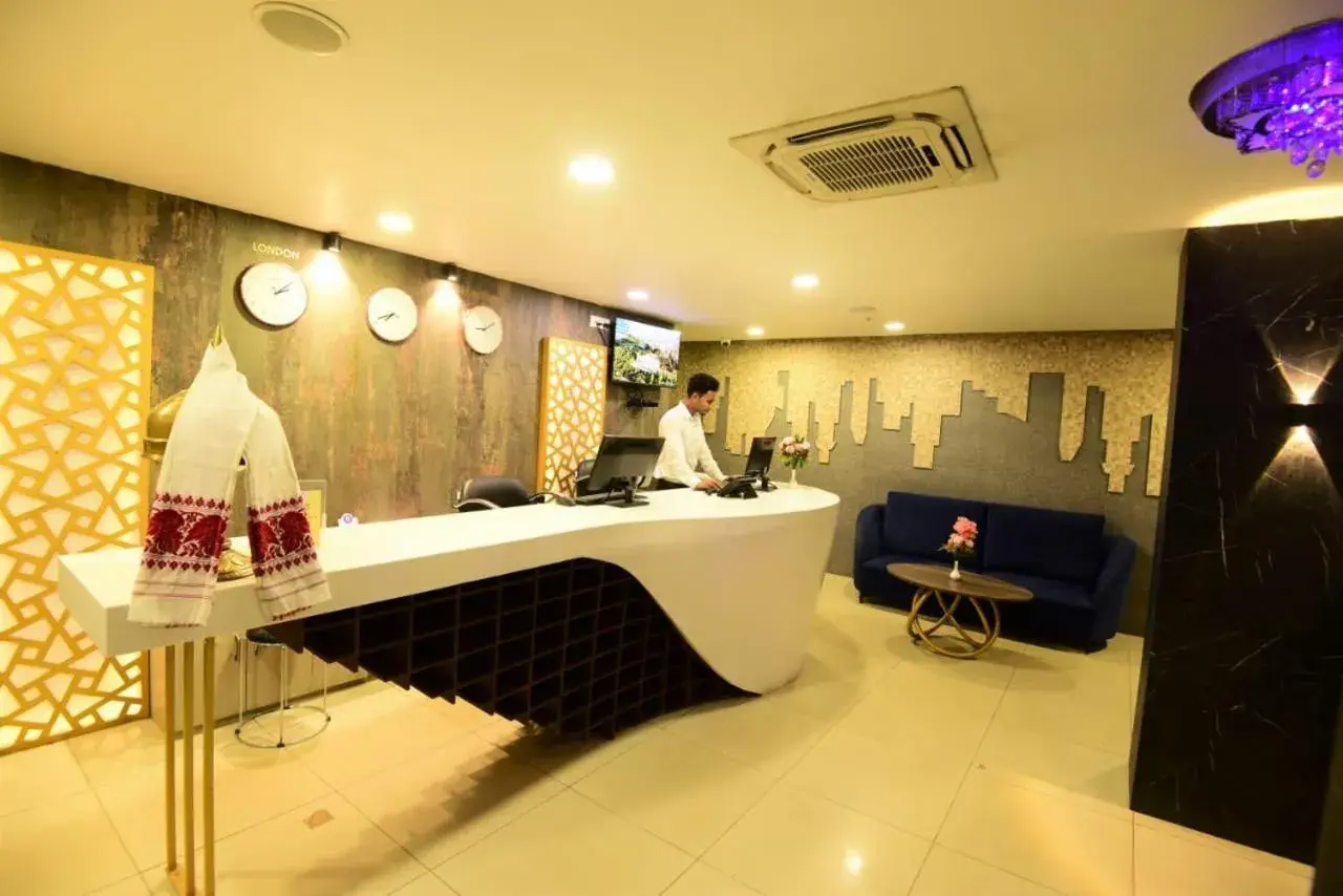 Lobby or reception in Click Hotel Guwahati Lobby or reception in Click Hotel Guwahati