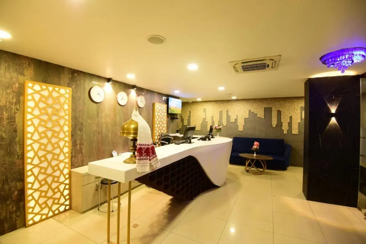 Lobby or reception in Click Hotel Guwahati Lobby or reception in Click Hotel Guwahati