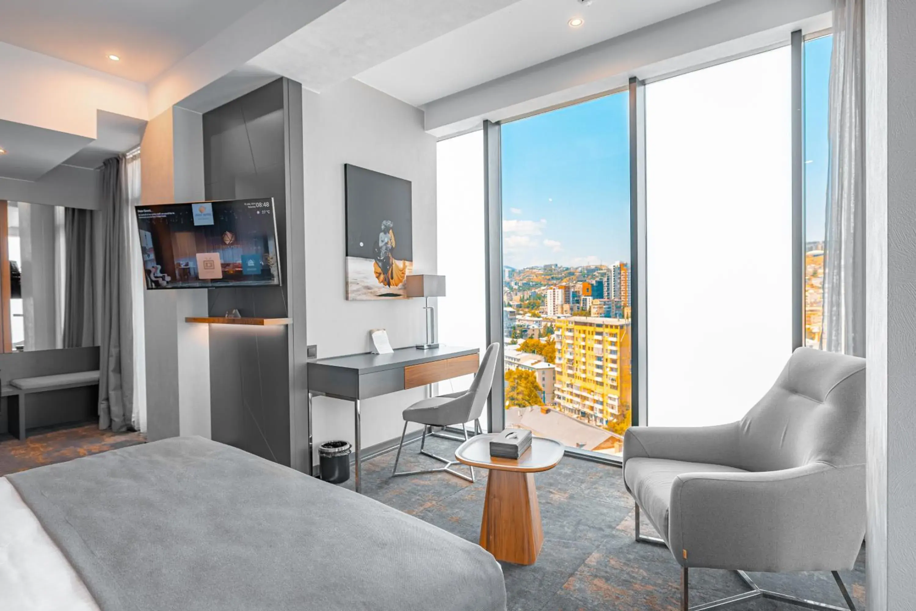 Communal lounge/ TV room, Bed in Onyx City Center Communal lounge/ TV room, Bed in Onyx City Center