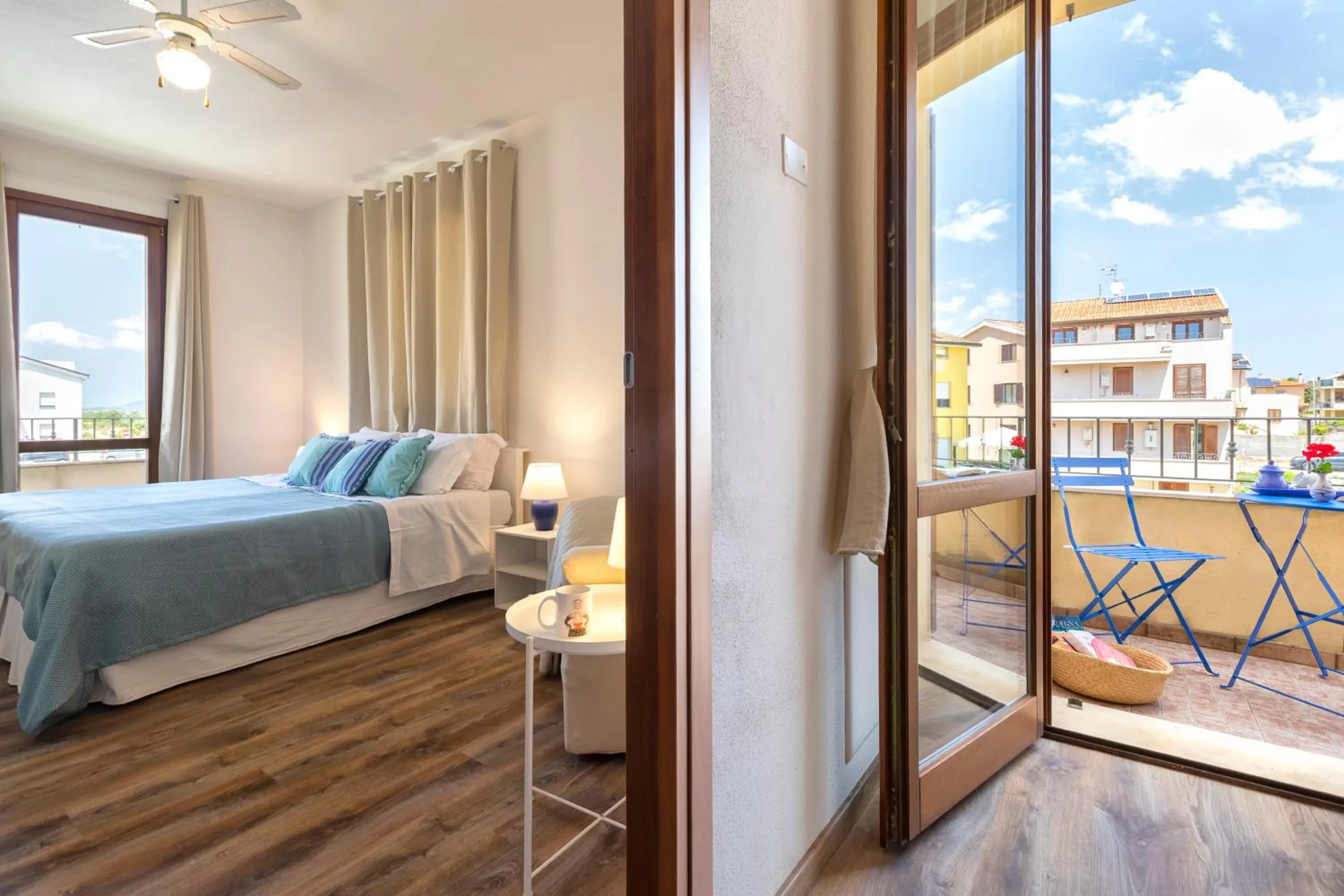 Patio, Bed in Sardinia Guest House - Adults Only