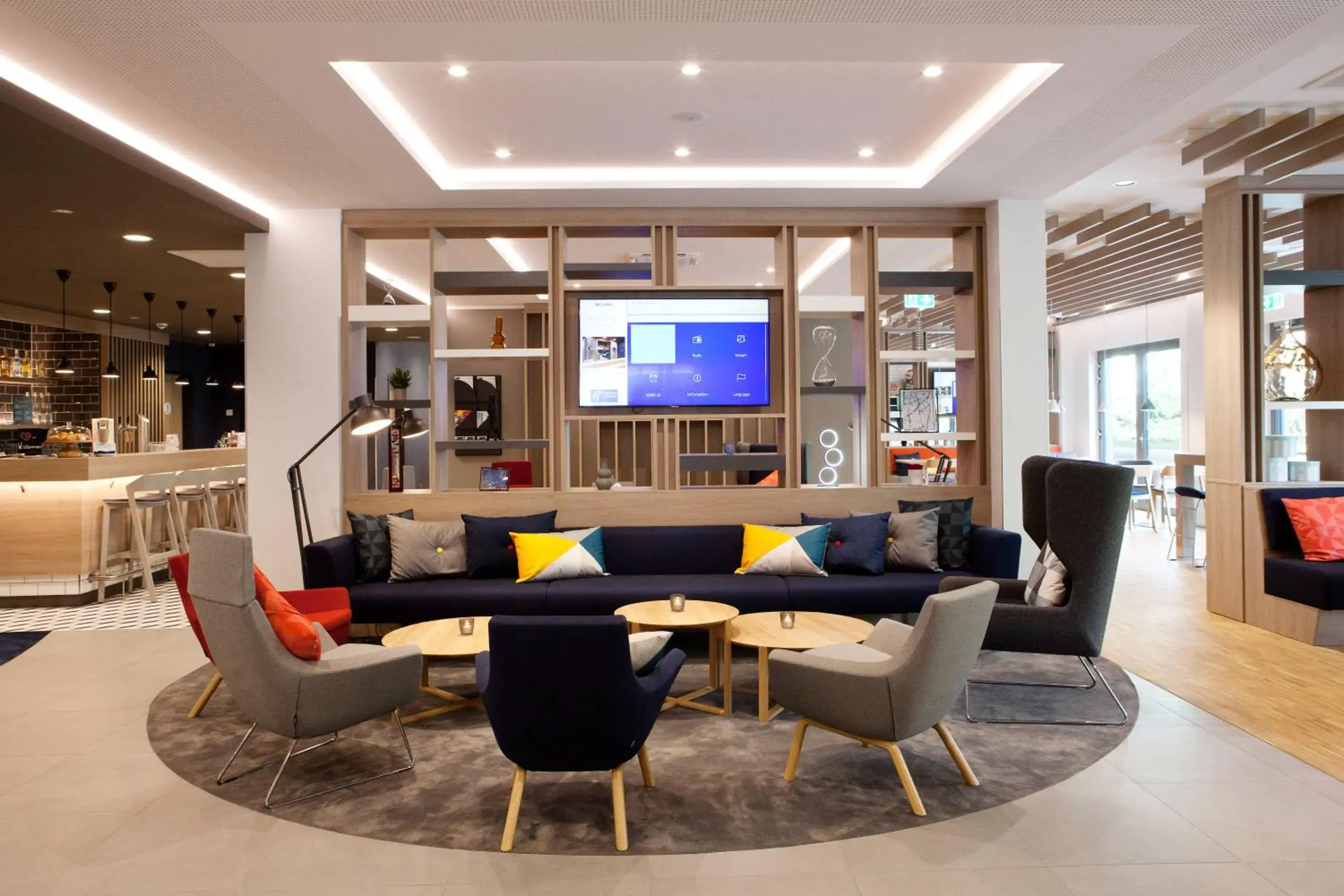 Lobby or reception in Holiday Inn Express Fürth by IHG Lobby or reception in Holiday Inn Express Fürth by IHG