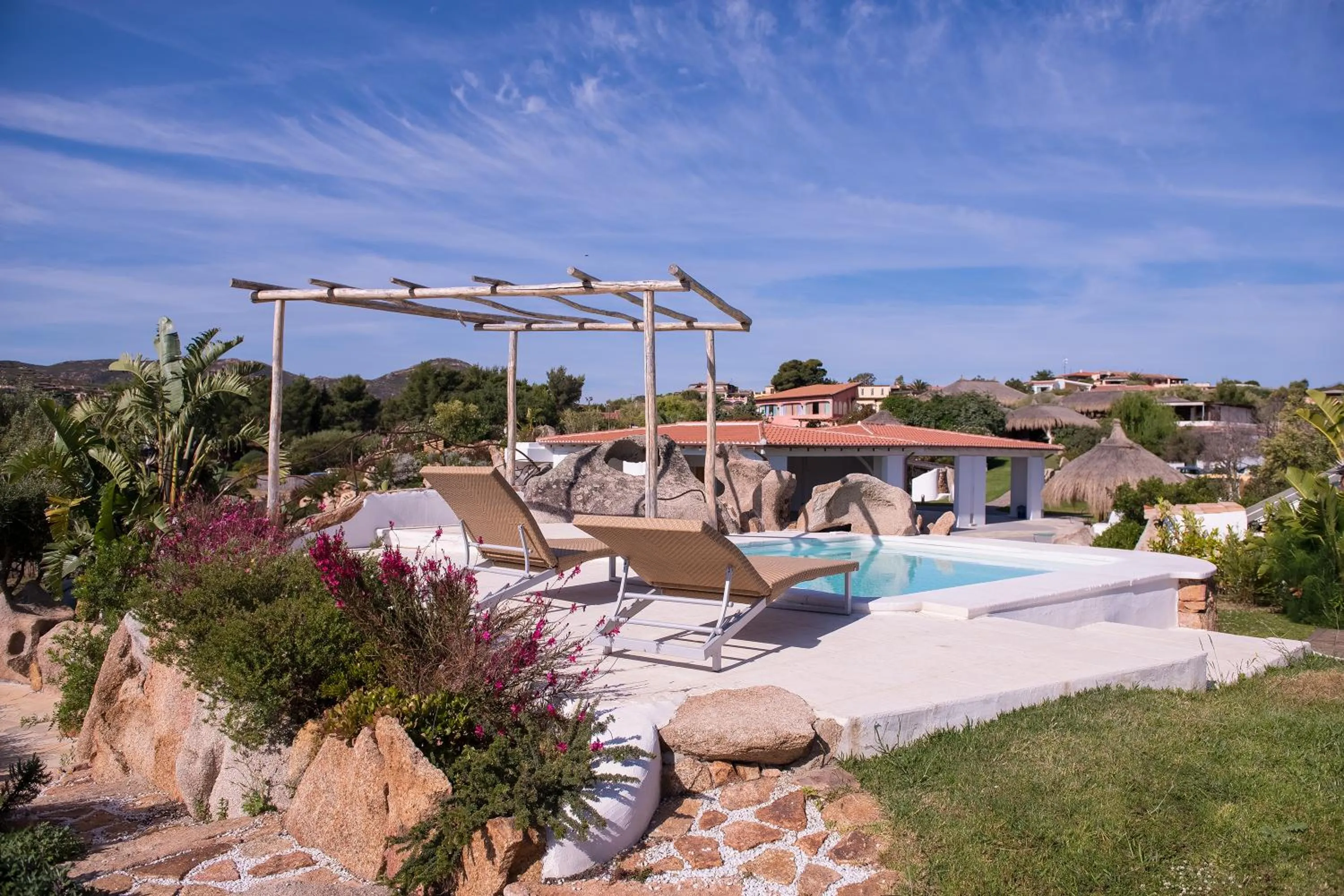 Garden in Hotel Ollastu