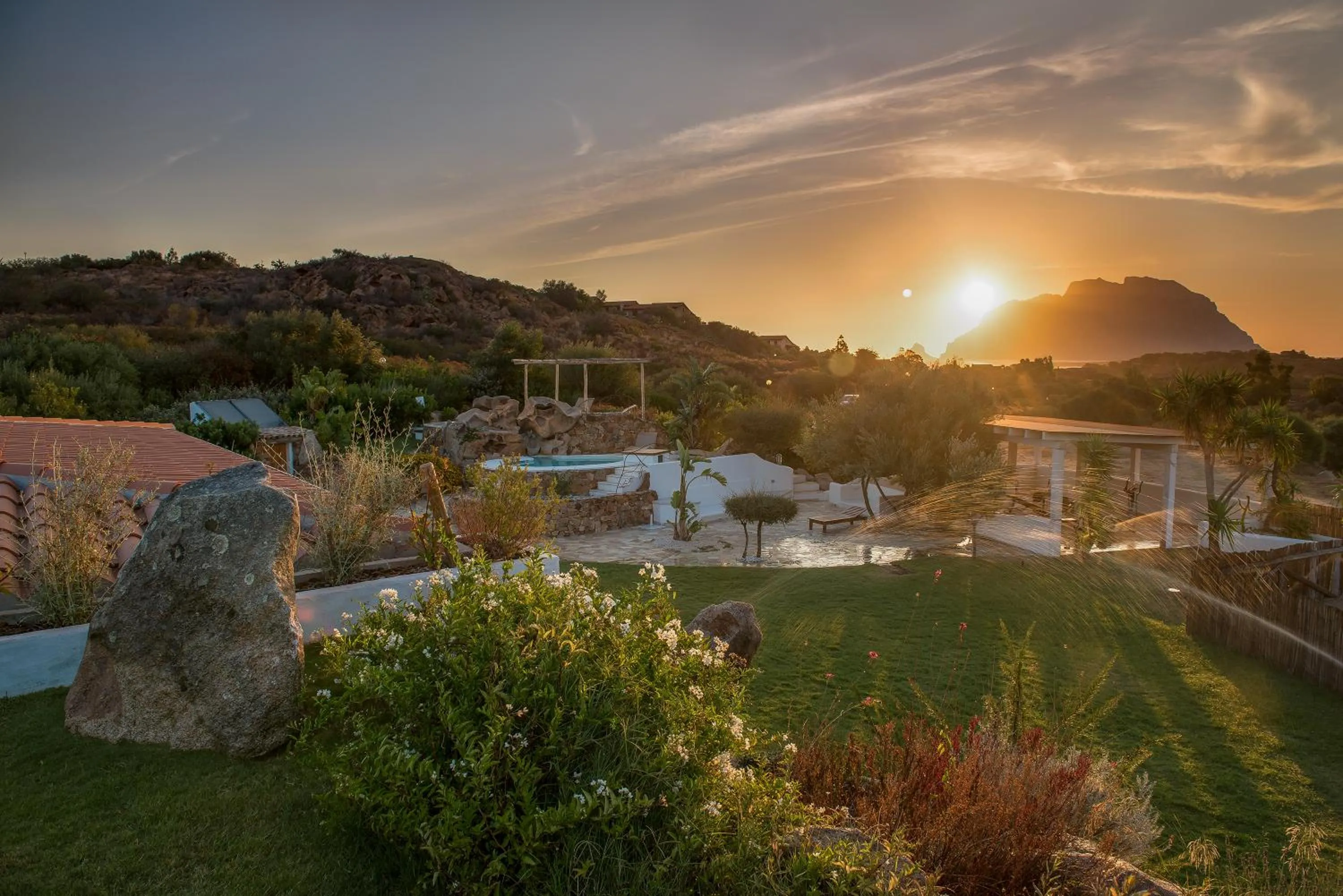 Garden in Hotel Ollastu