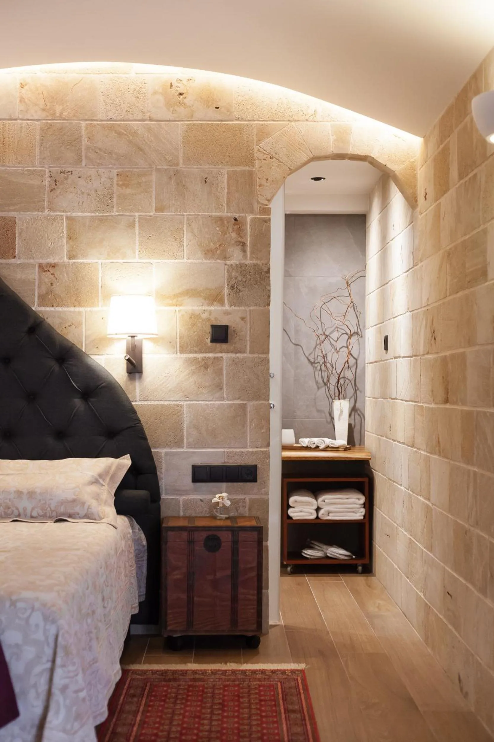 Bed in Utopia Luxury Suites - Old Town