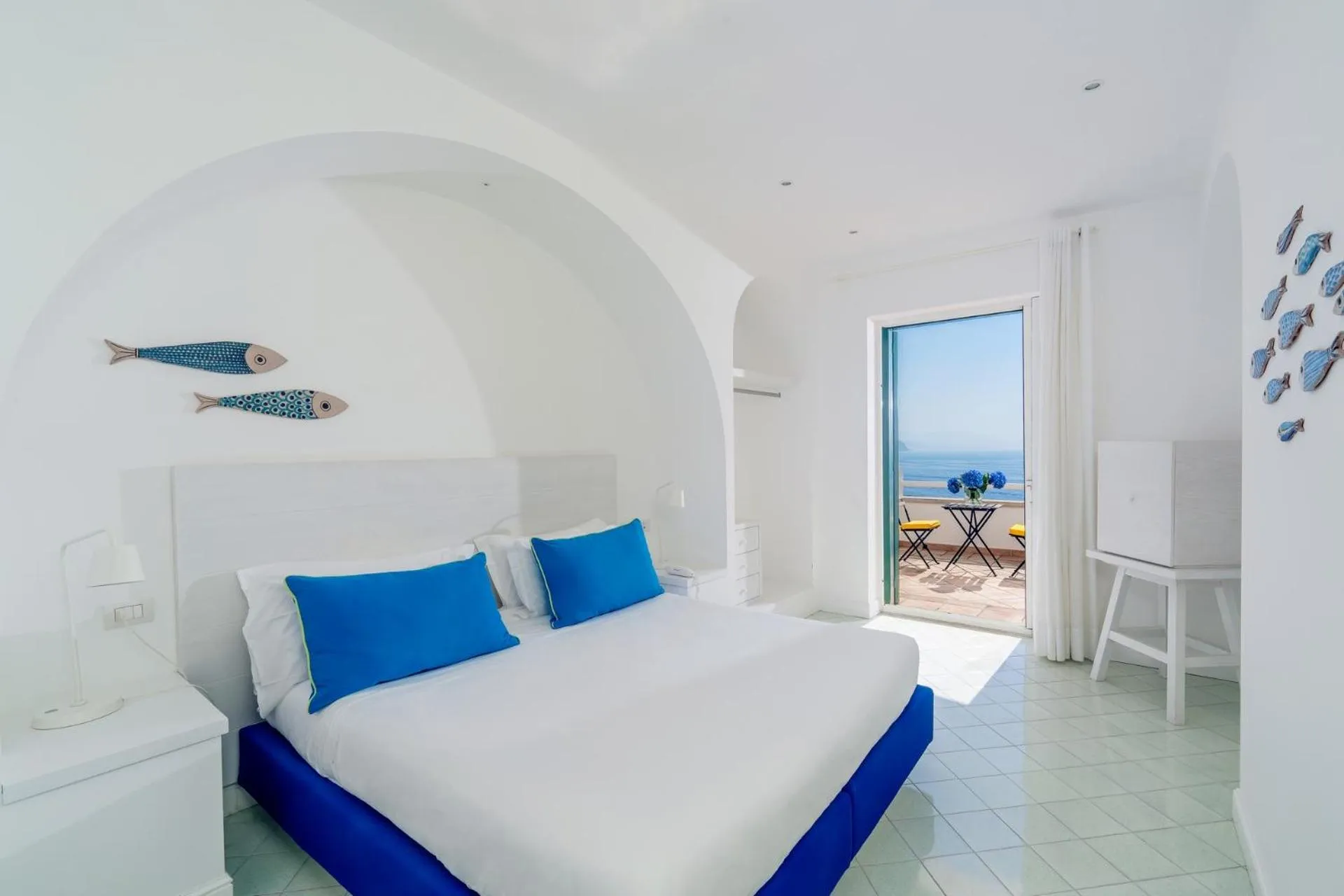 Bedroom, Bed in Hotel Le Terrazze - Adults Only