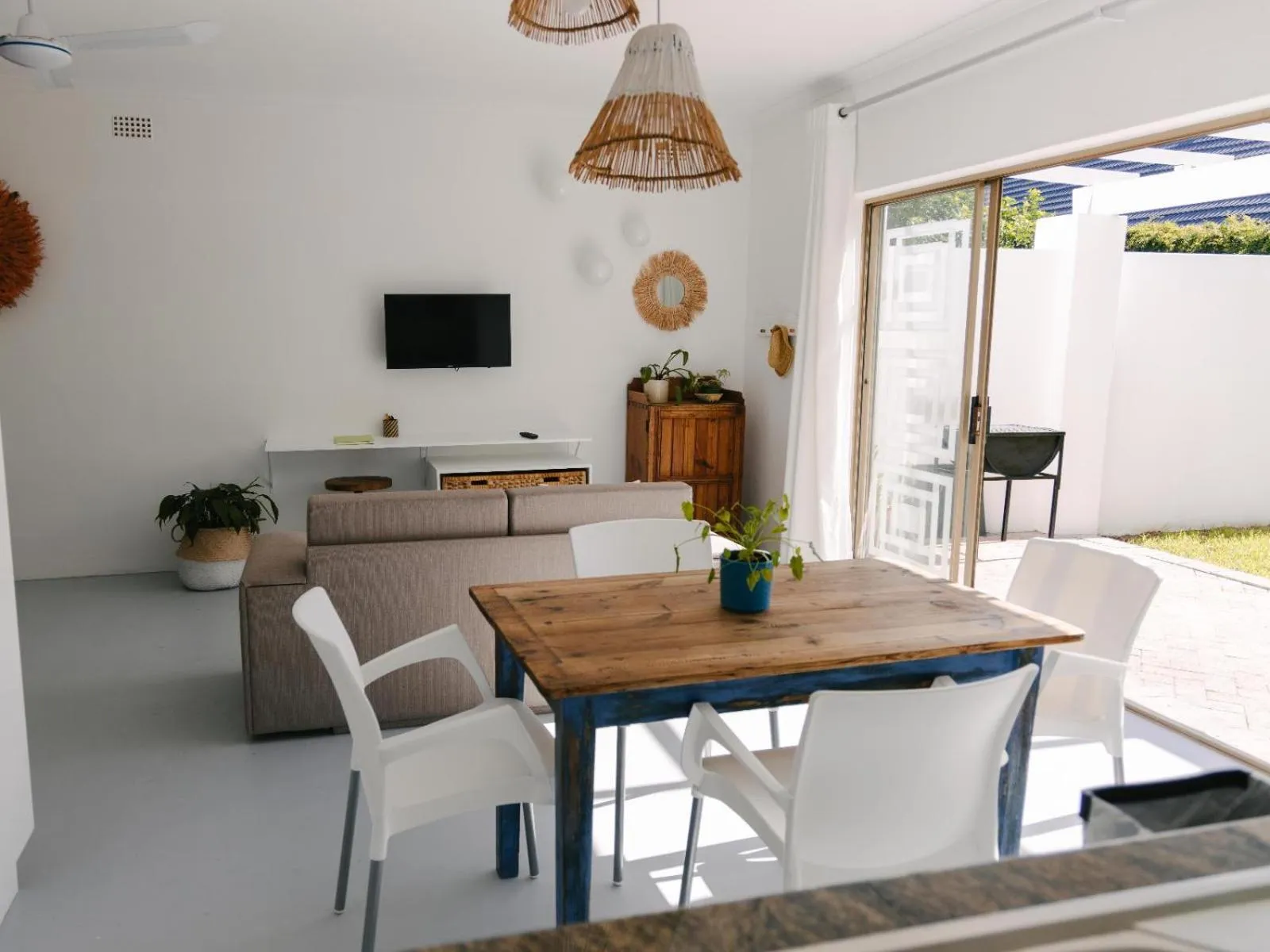 Seating area in McLeod's & Stuart's Cottage