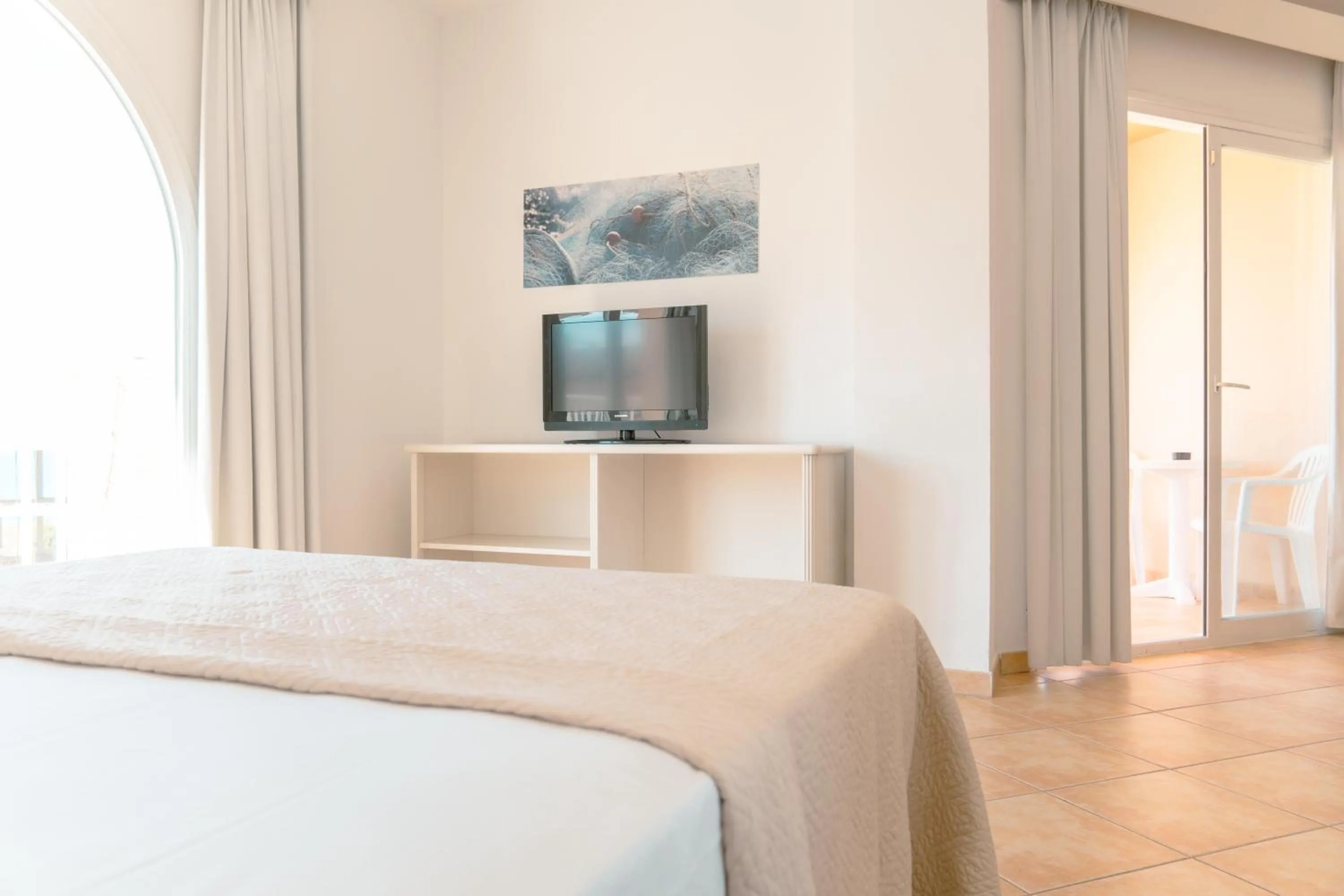 Bedroom, Bed in Rosamar Ibiza Hotel