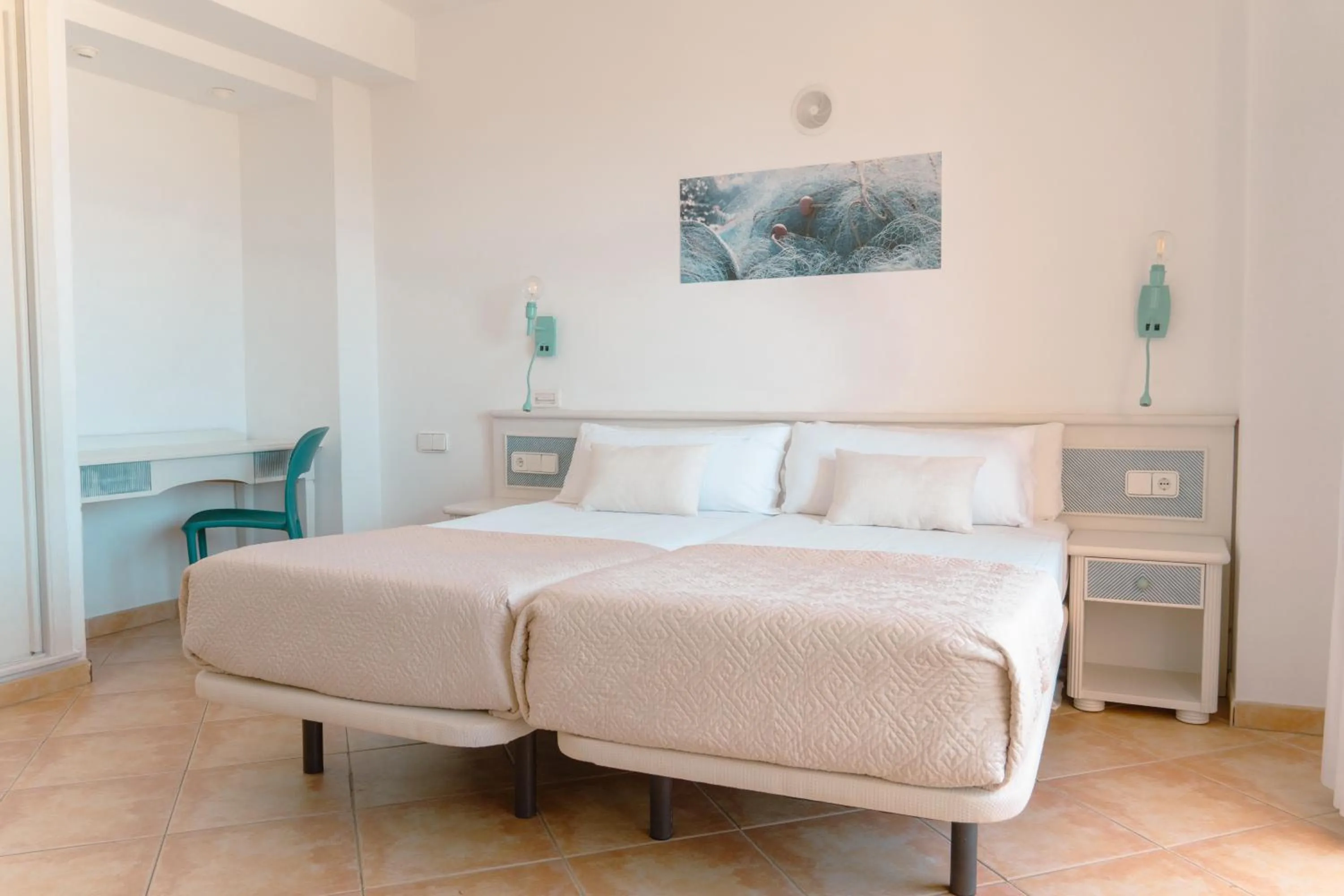 Bedroom, Bed in Rosamar Ibiza Hotel