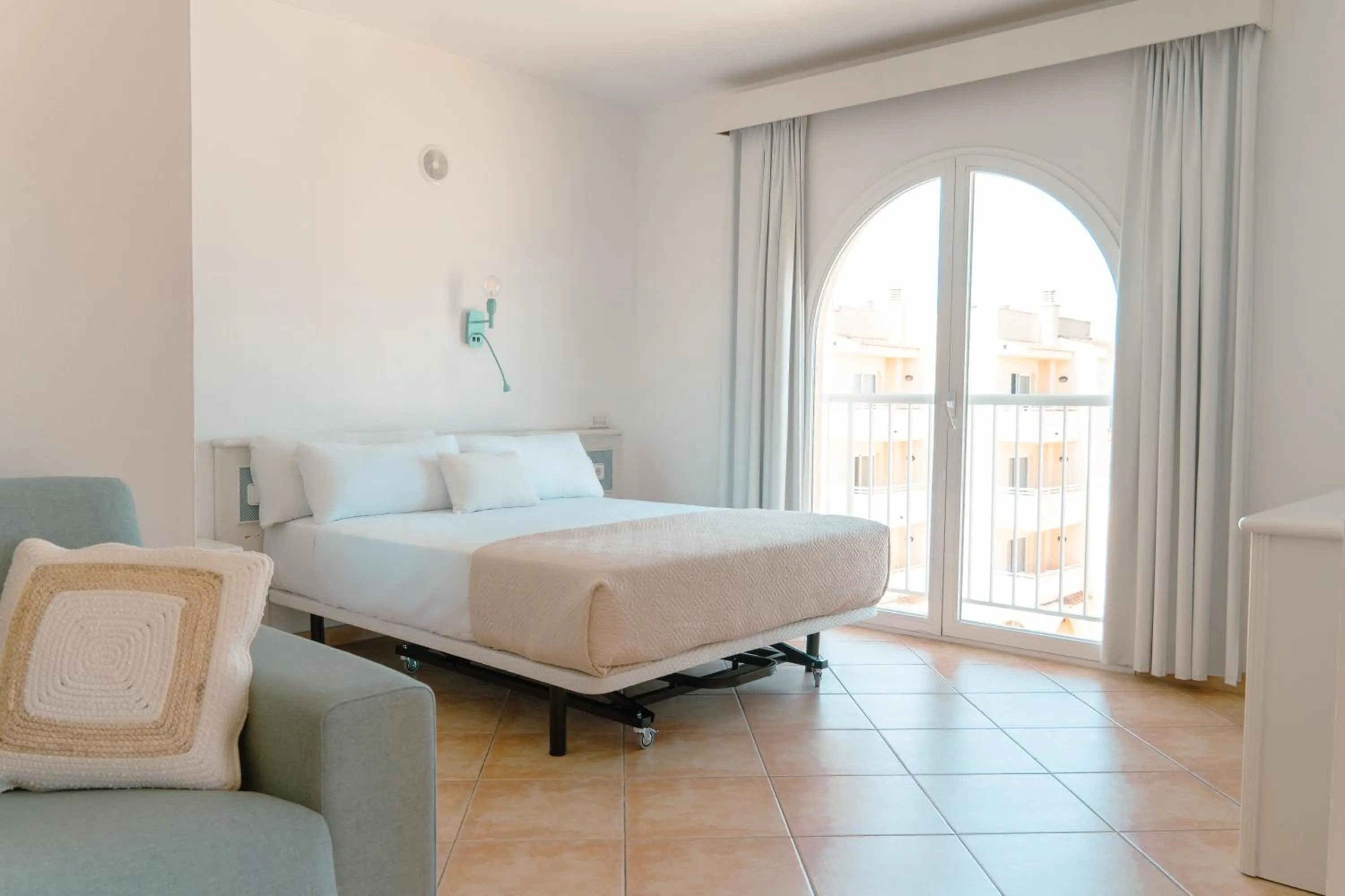 Bedroom, Bed in Rosamar Ibiza Hotel