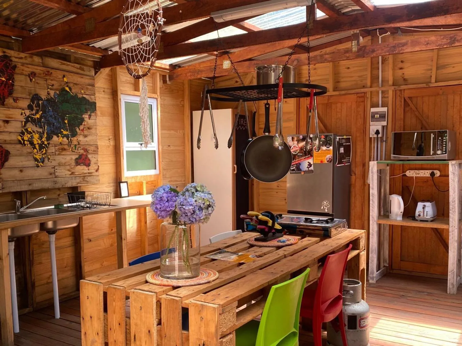 Dining area in The Magical Teepee Experience