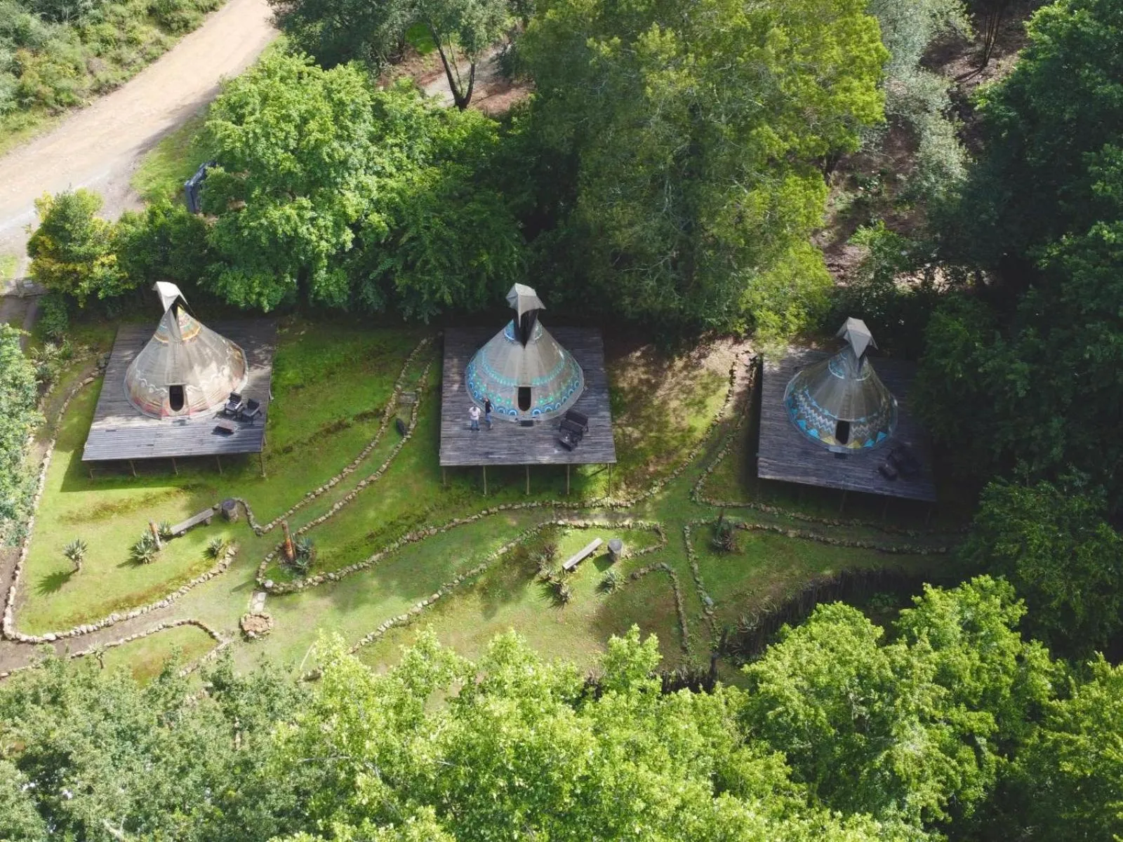 Garden in The Magical Teepee Experience