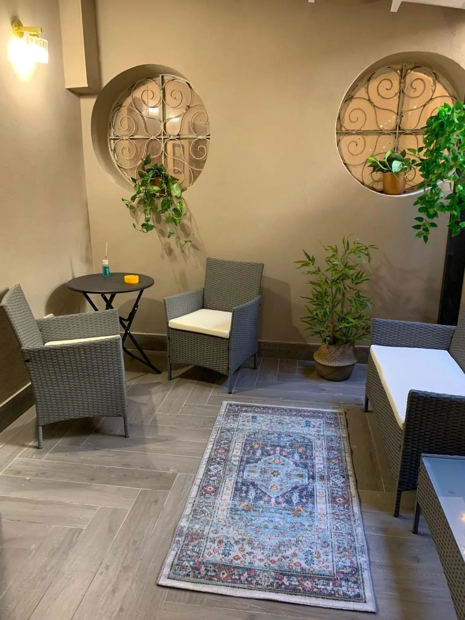 Seating area in Mama House Roma