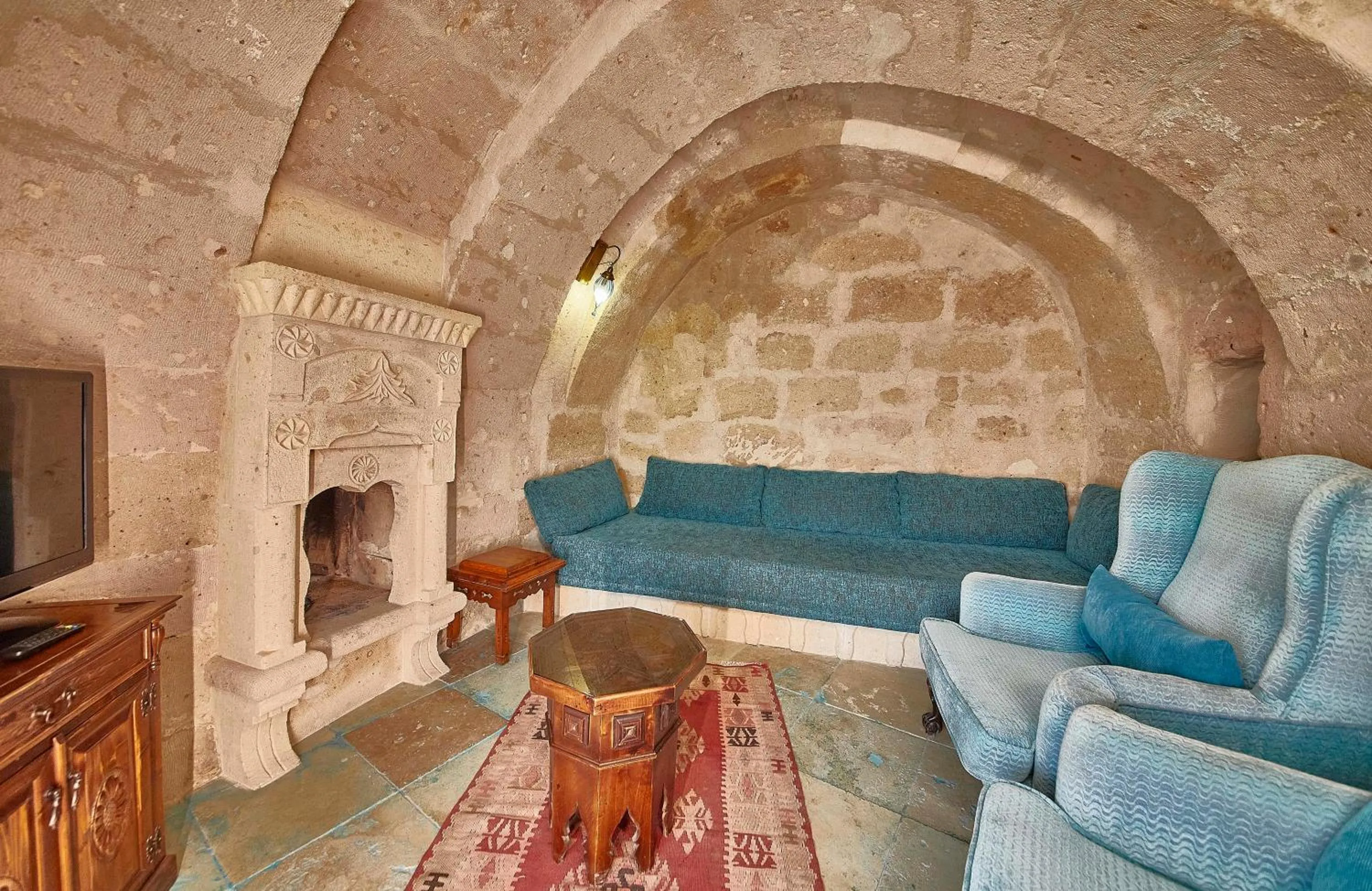 Living room, Seating Area in Charm Of Cappadocia Cave Suites