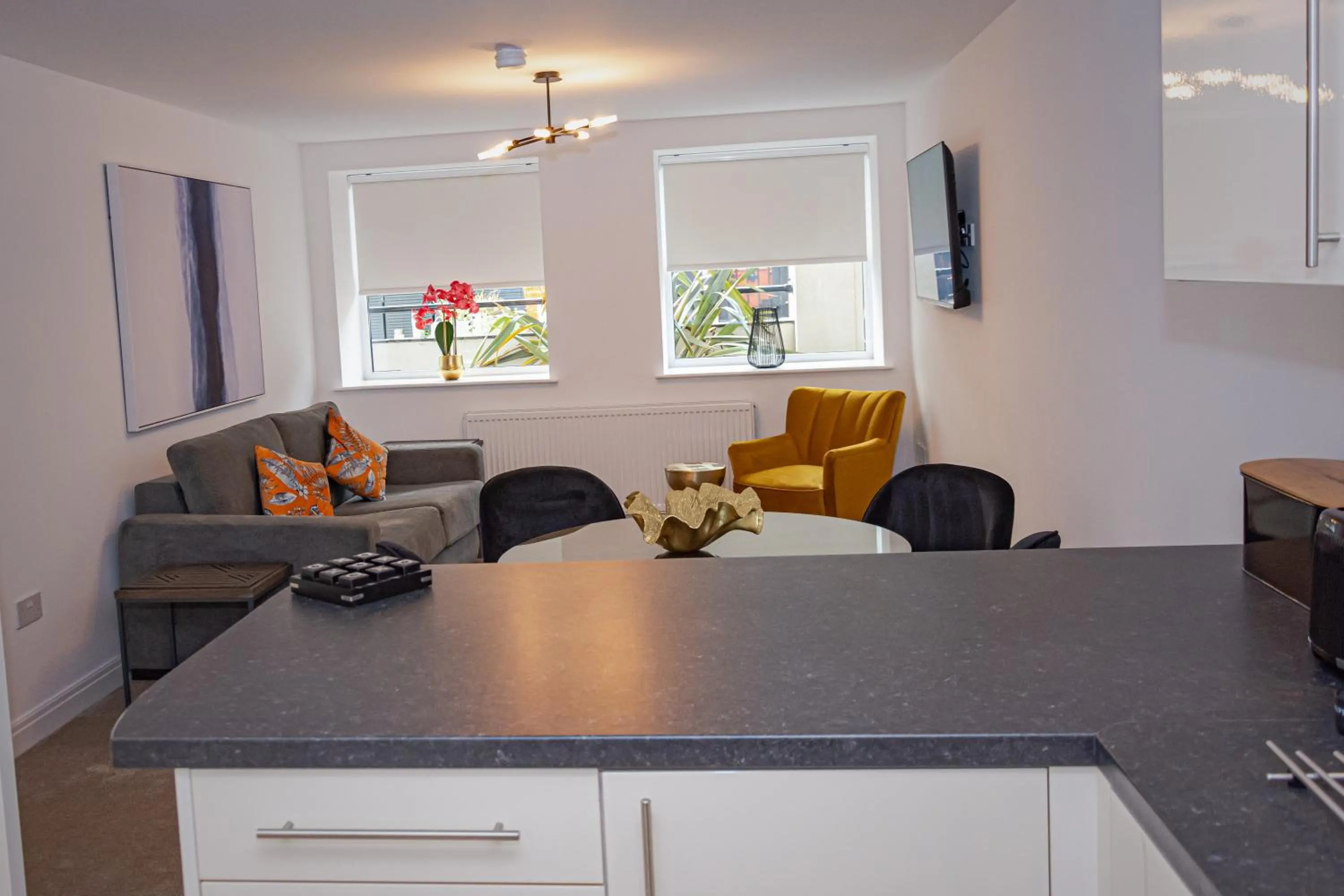 Living room in Mode Apartments Winter Gardens Blackpool