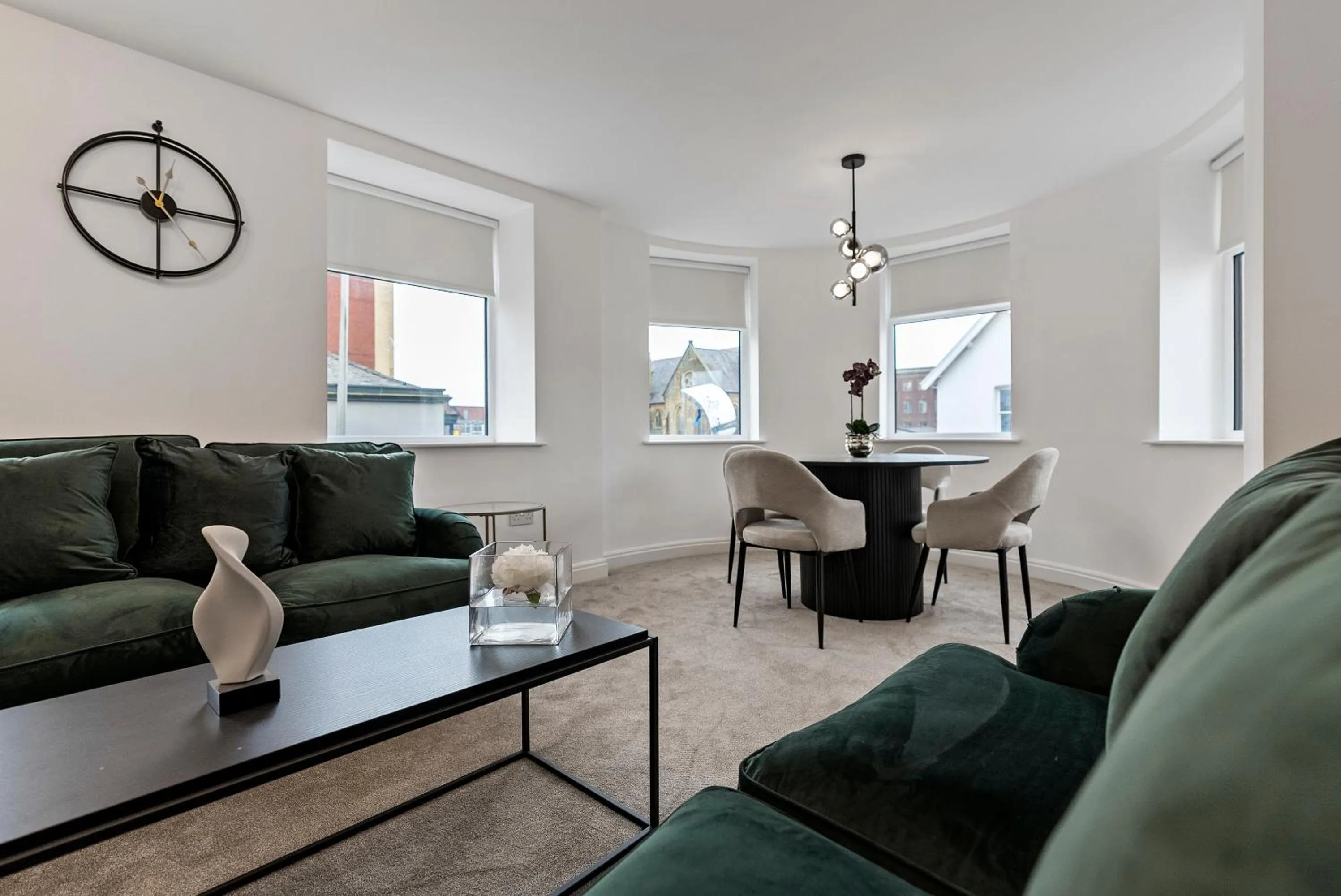 Living room in Mode Apartments Winter Gardens Blackpool