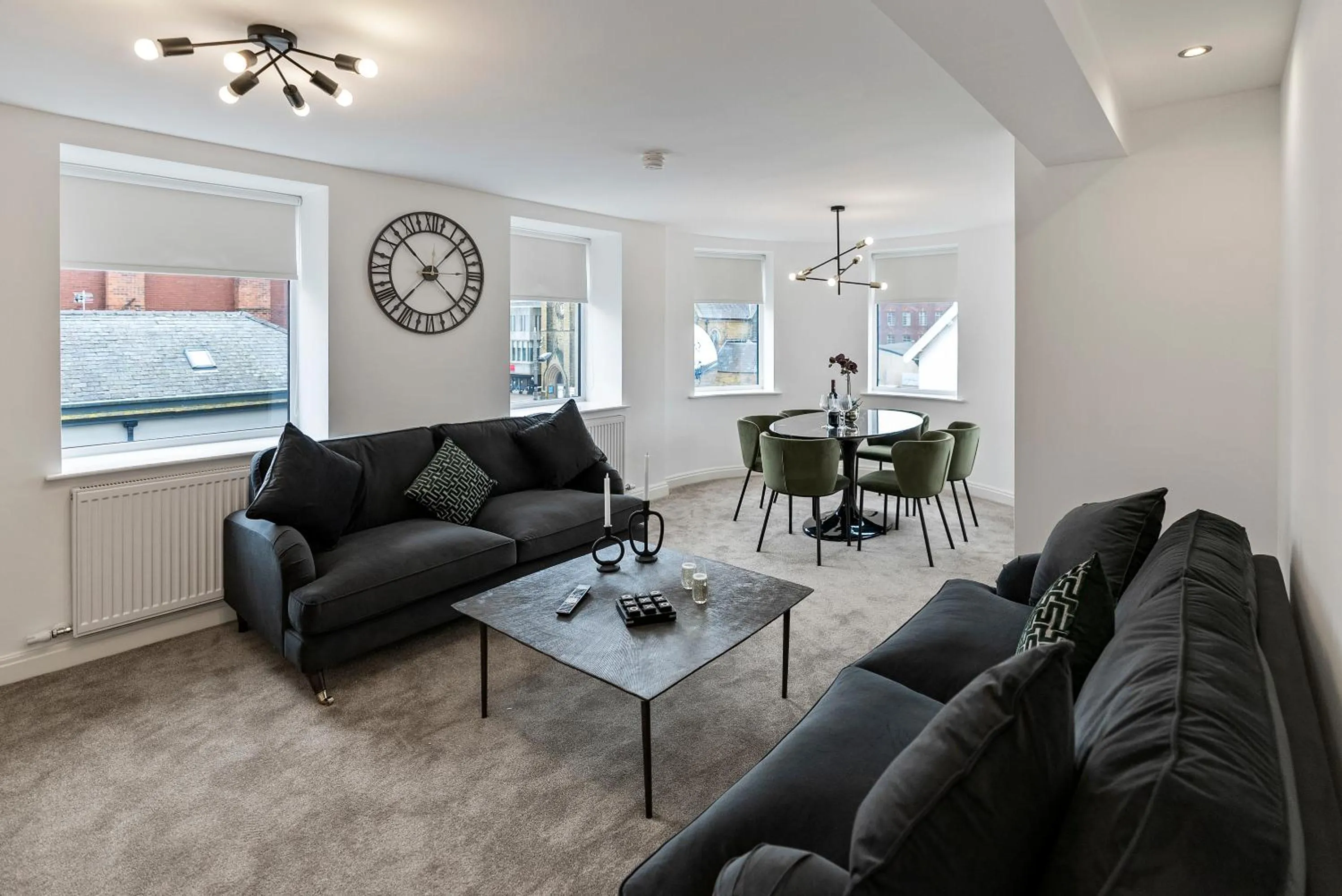 Living room in Mode Apartments Winter Gardens Blackpool