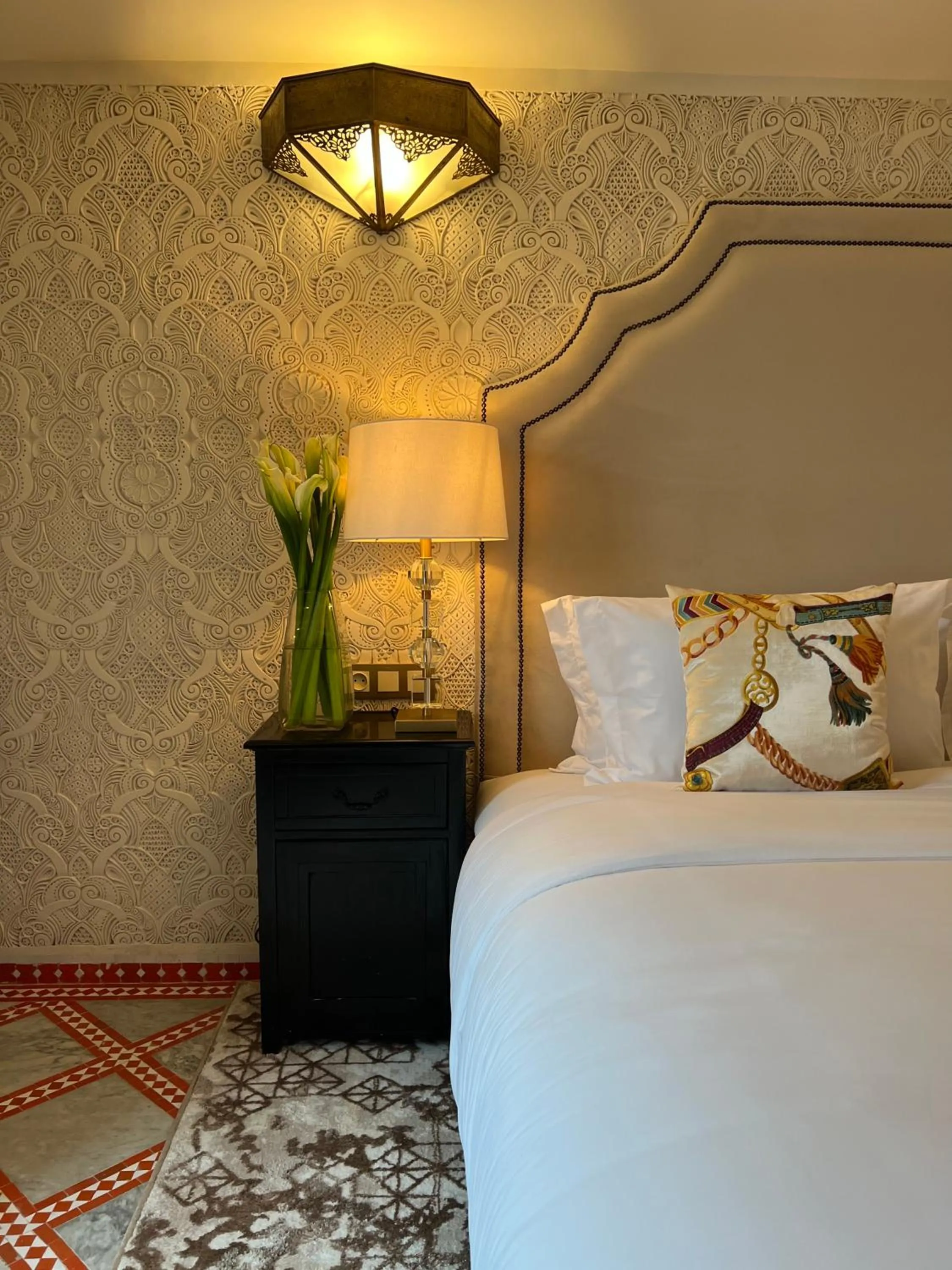 Bed in Palais De Fès Suites & Spa