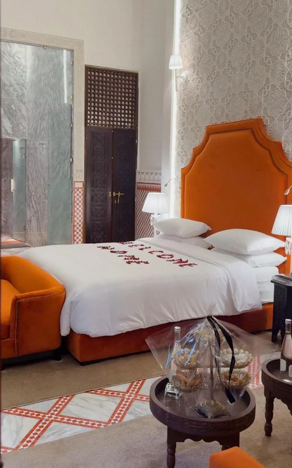 Bed in Palais De Fès Suites & Spa