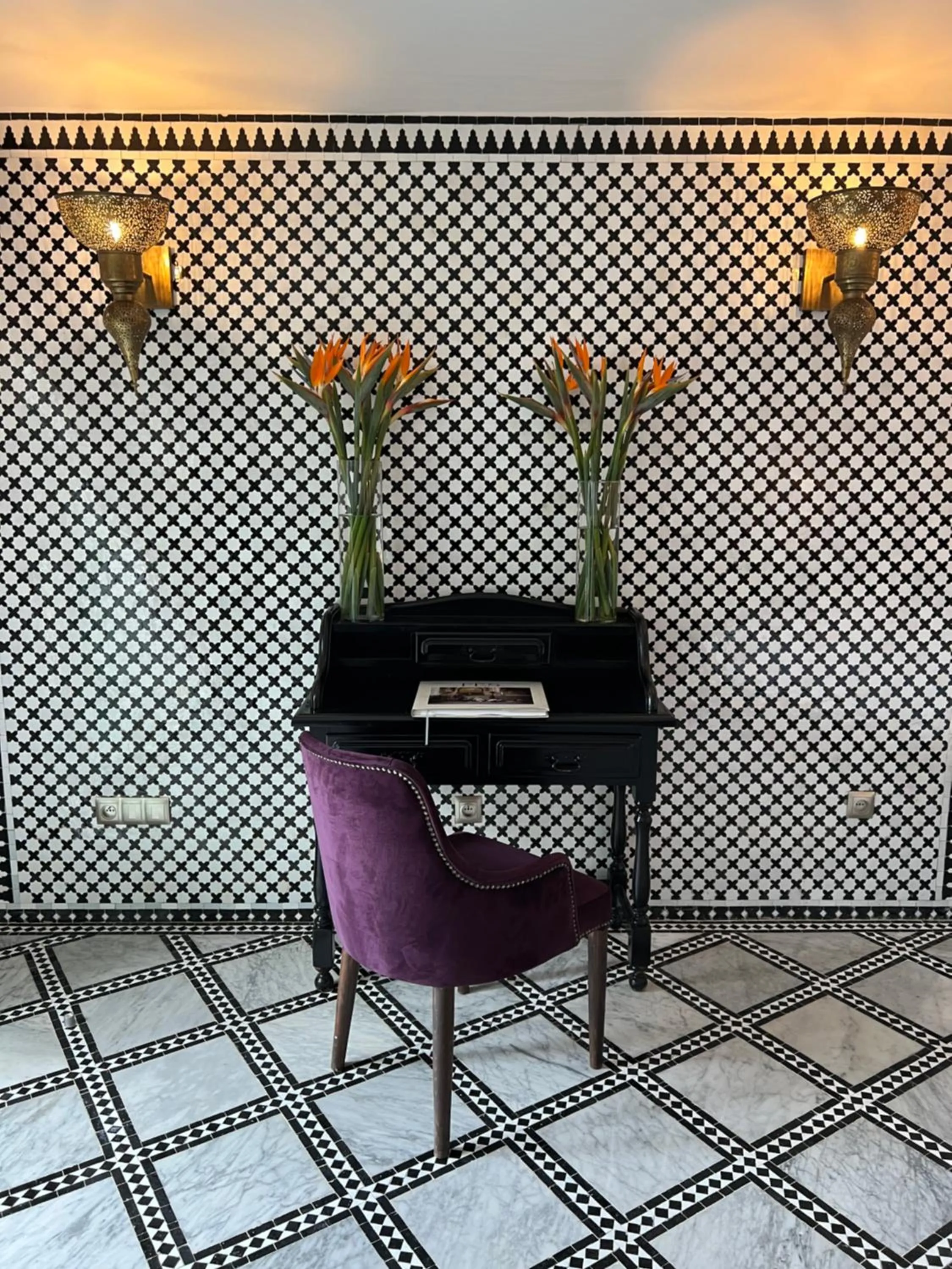 Seating area in Palais De Fès Suites & Spa