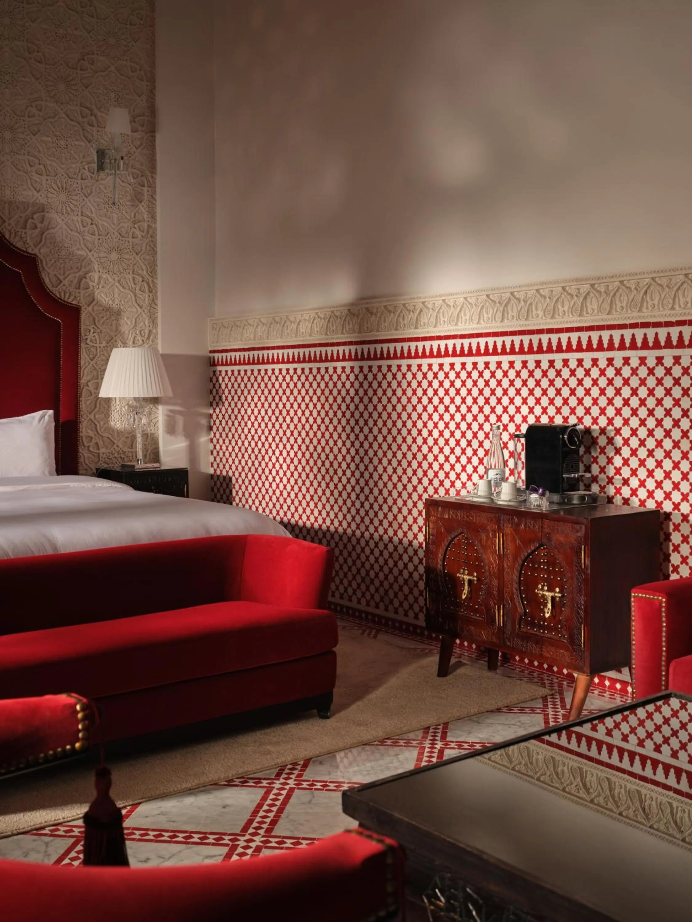 Bed in Palais De Fès Suites & Spa