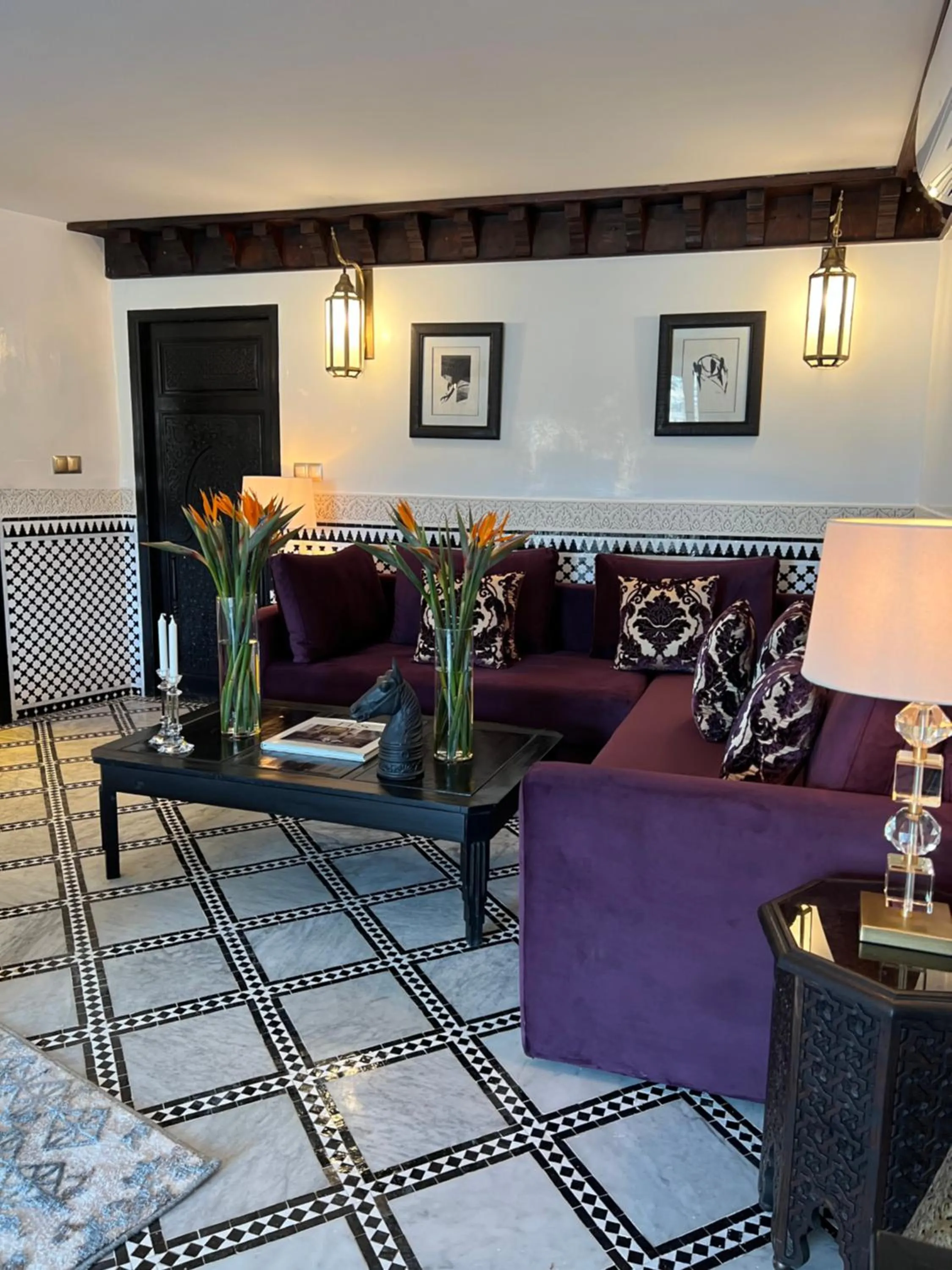 Living room in Palais De Fès Suites & Spa