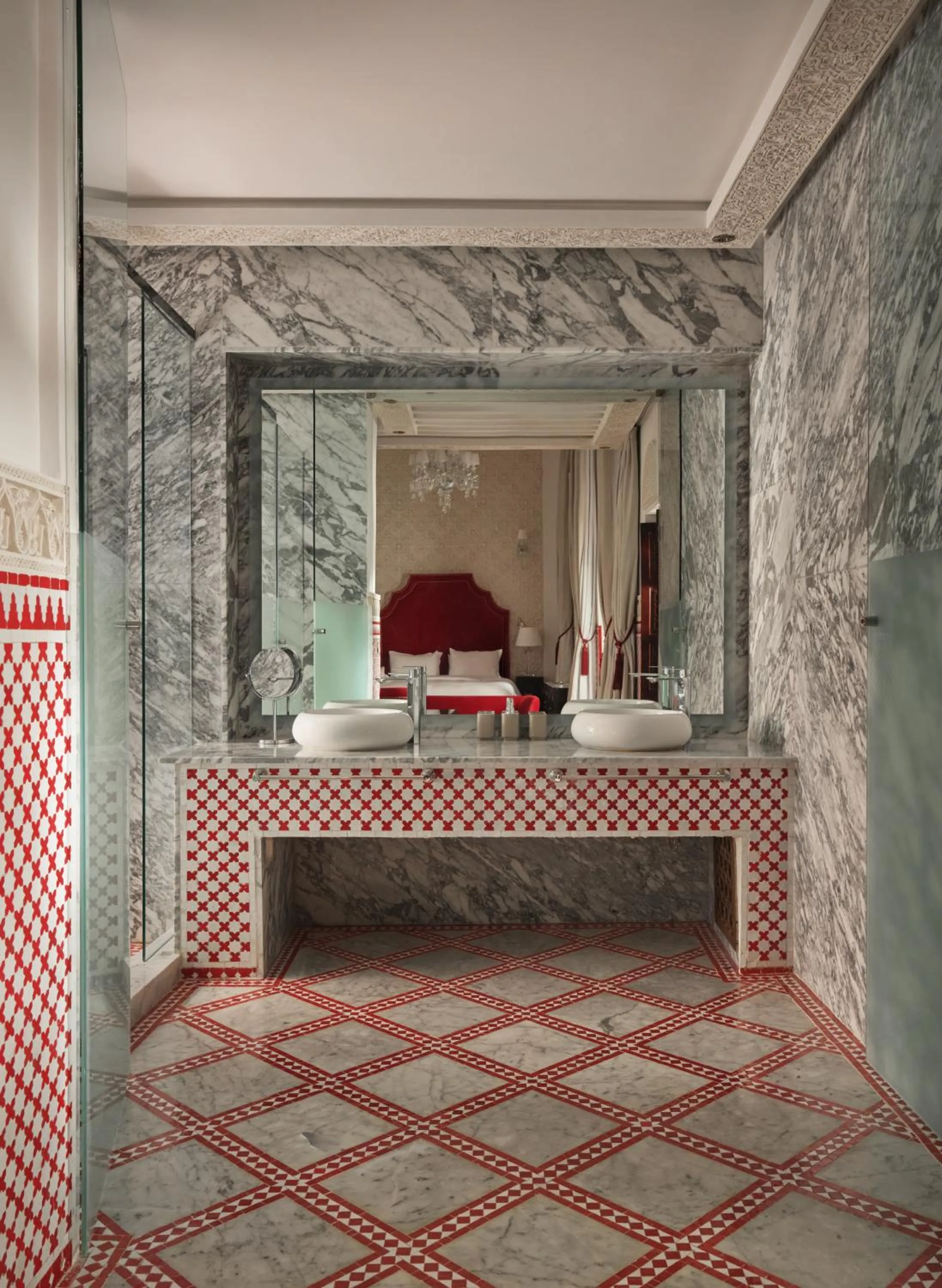 Bed in Palais De Fès Suites & Spa