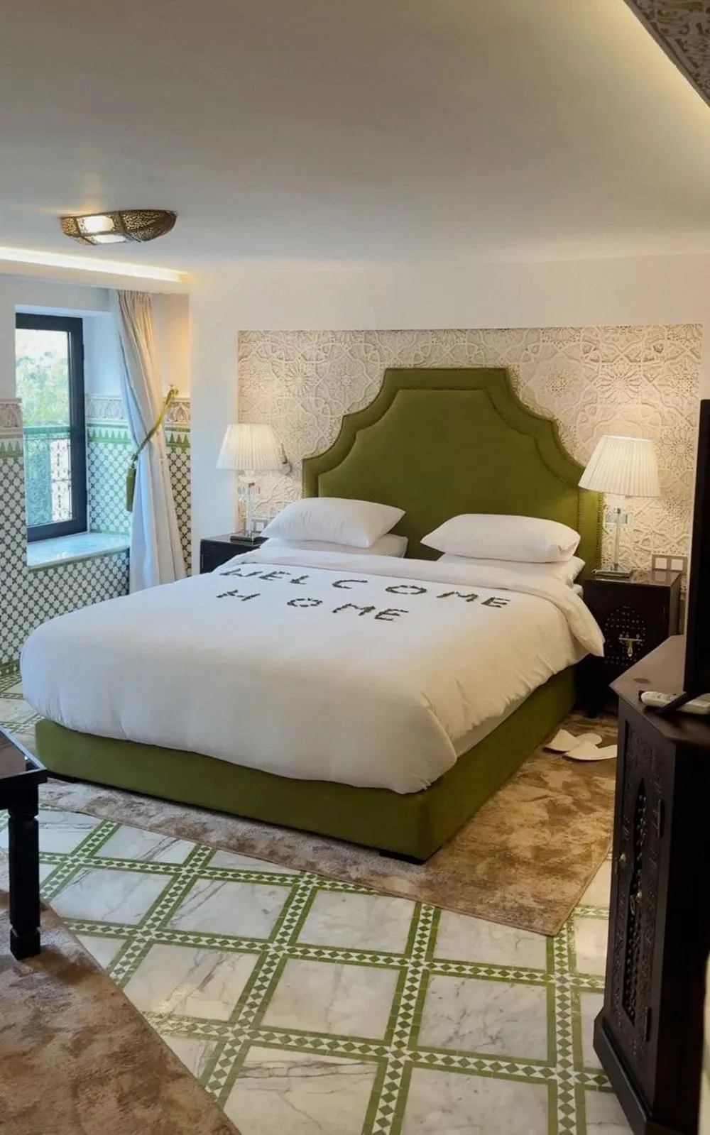 Bed in Palais De Fès Suites & Spa