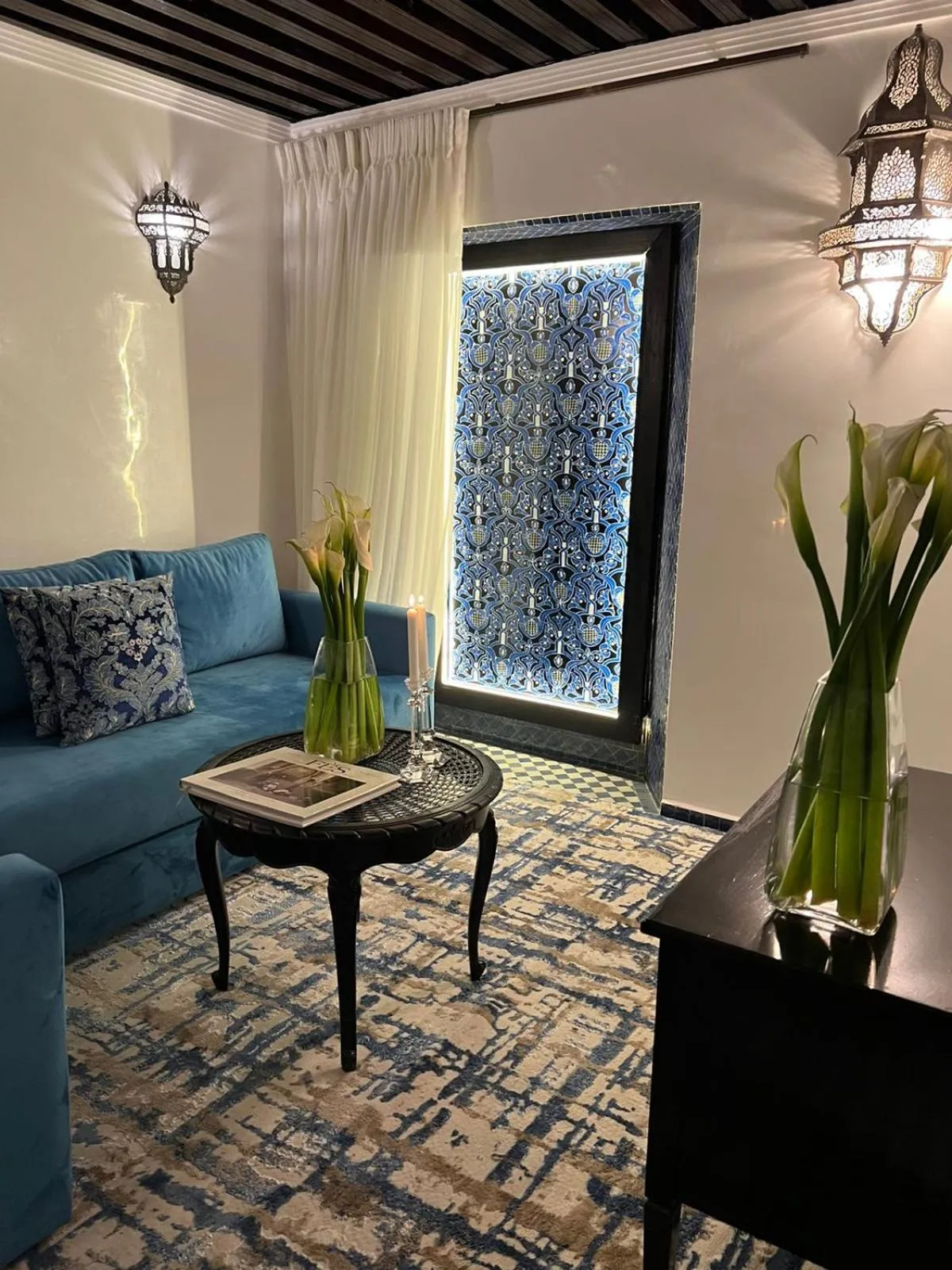 Living room in Palais De Fès Suites & Spa