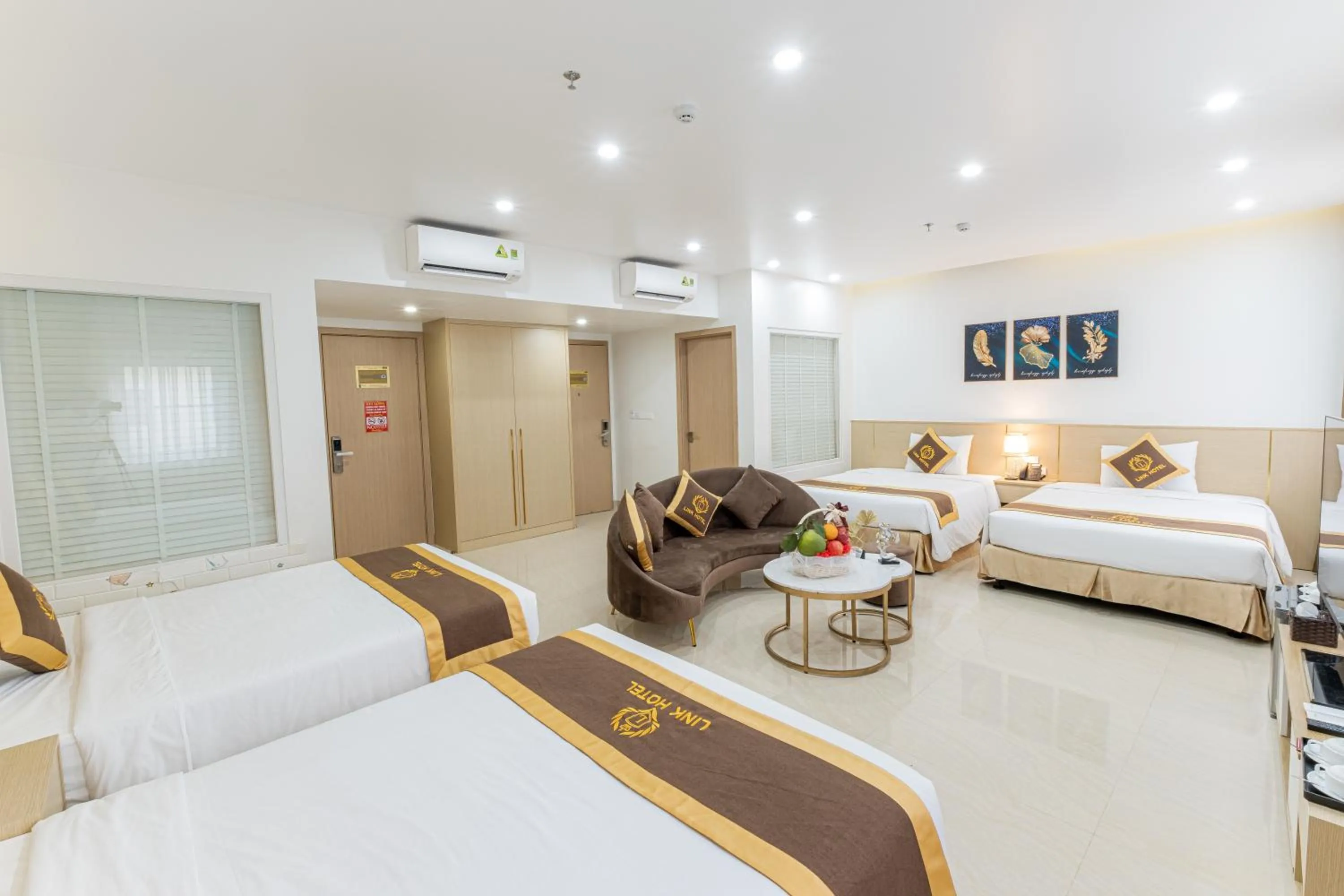 Bed in LINK HOTEL Ha Long