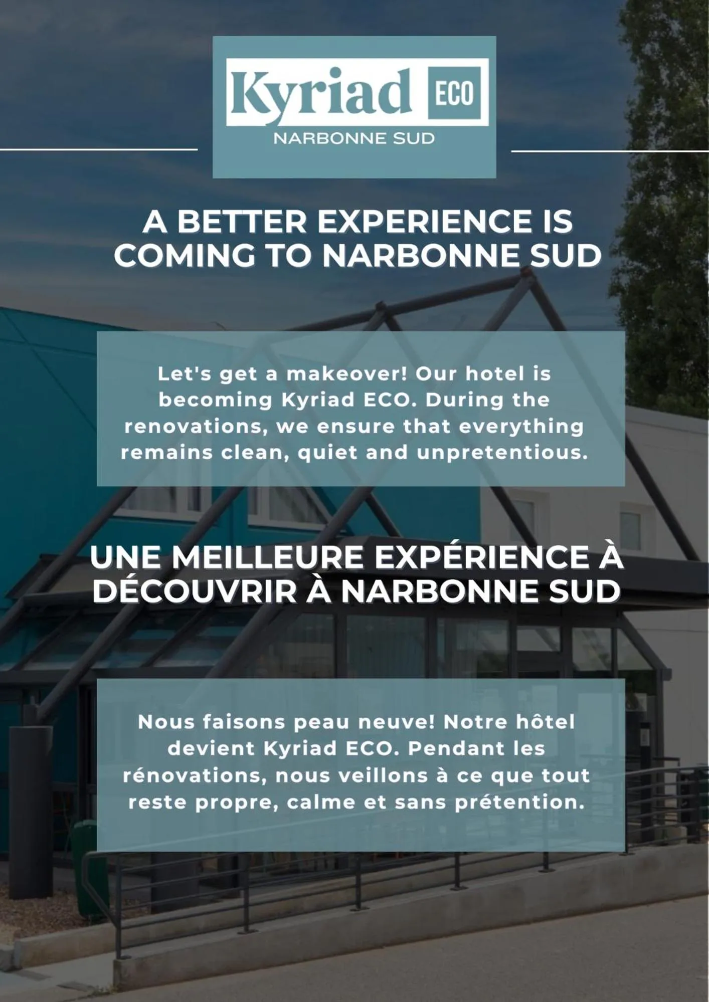 Logo/Certificate/Sign in Kyriad ECO - Narbonne Sud