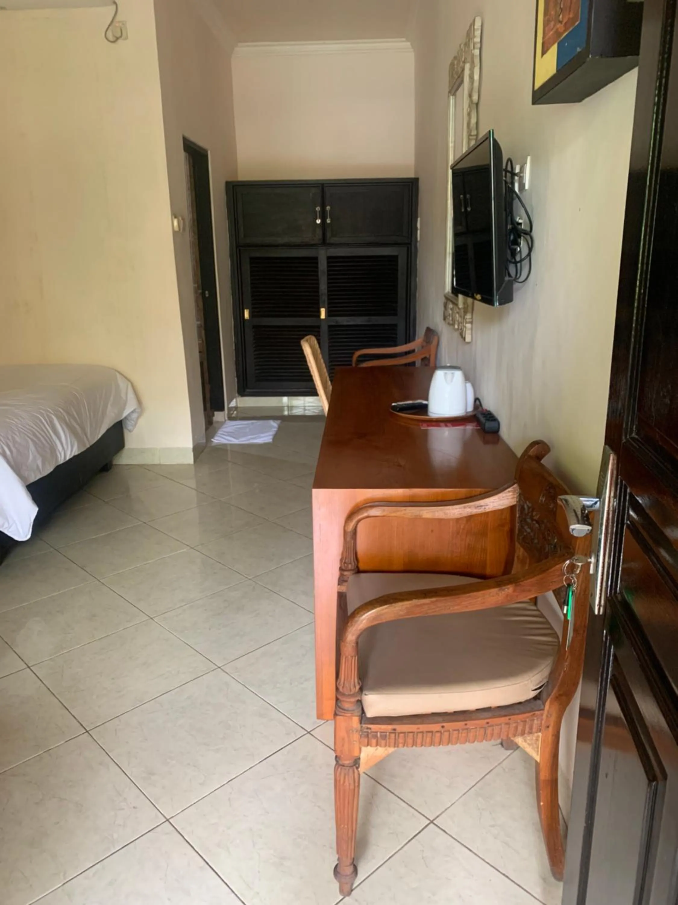 Bedroom in Fat Yogi Cottages