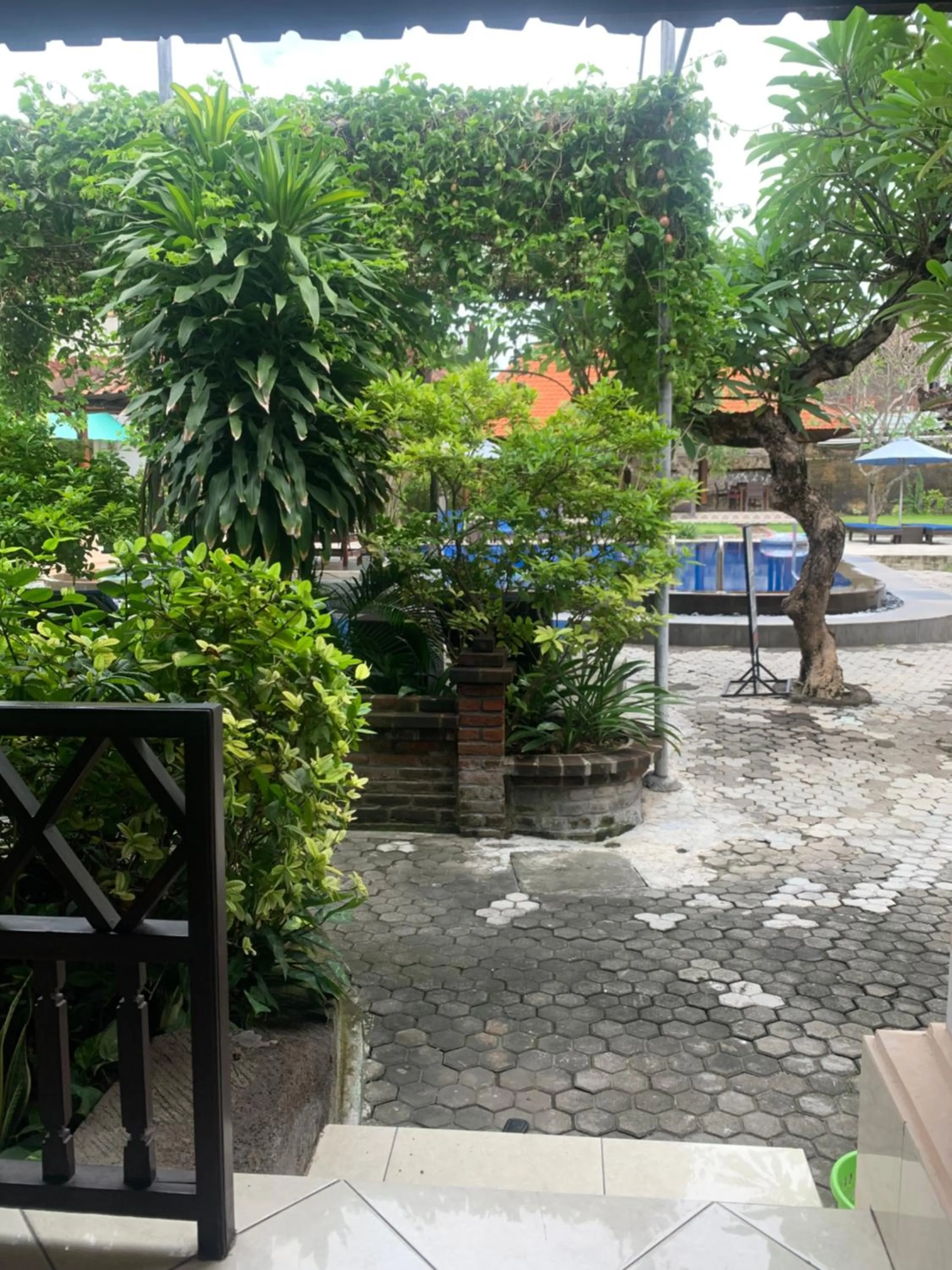 Balcony/Terrace in Fat Yogi Cottages