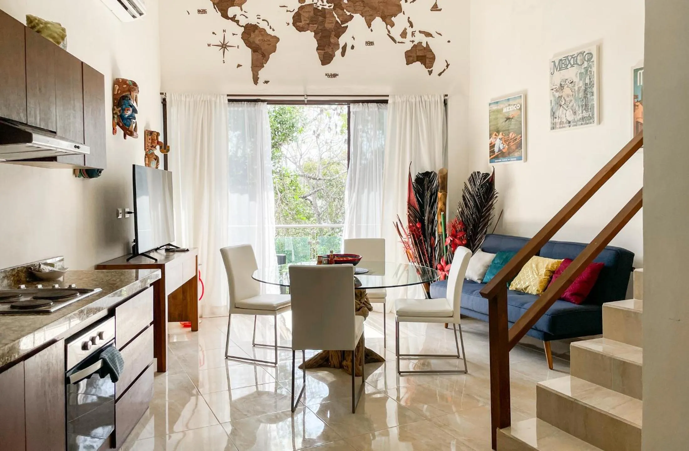 Kitchen or kitchenette in Cave Apartments Mexico 7