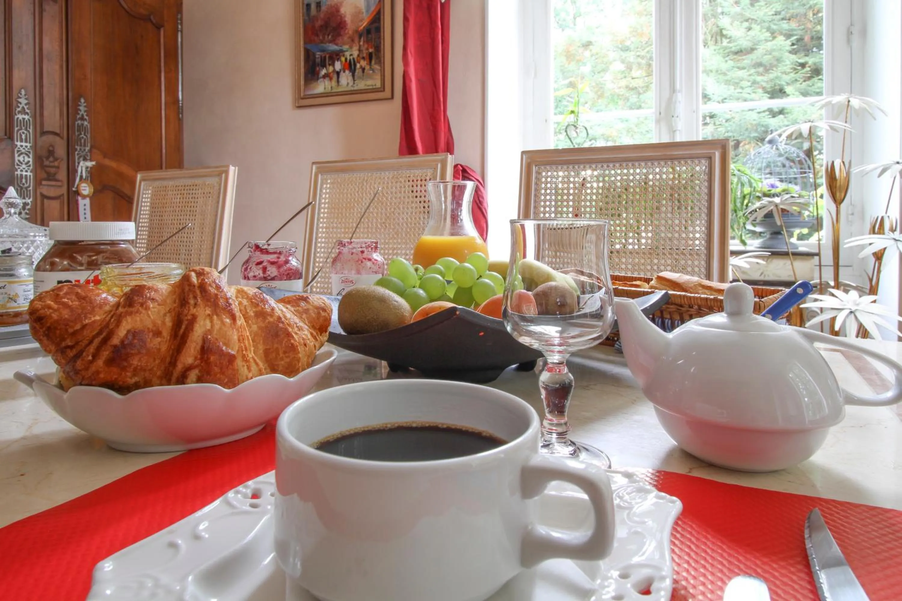 Food and drinks in Manoir des Turets