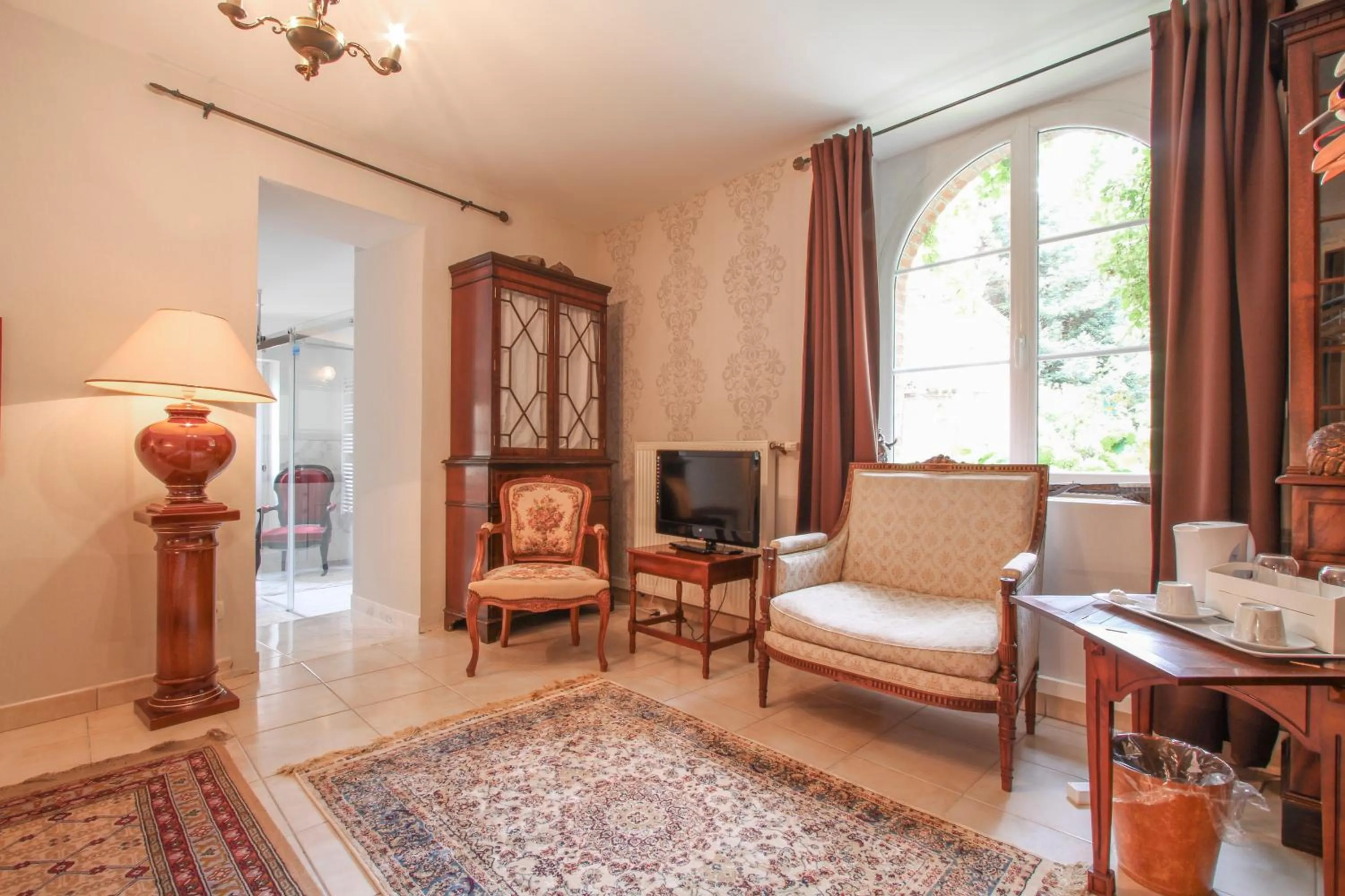 Decorative detail in Manoir des Turets