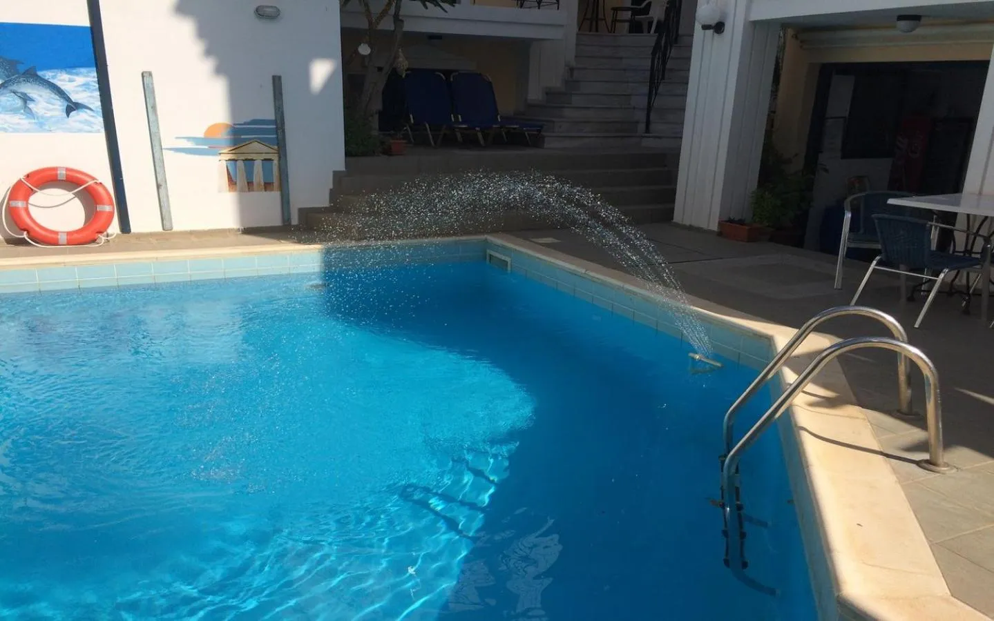 Swimming pool in Renia Hotel Agia Pelagia -Crete