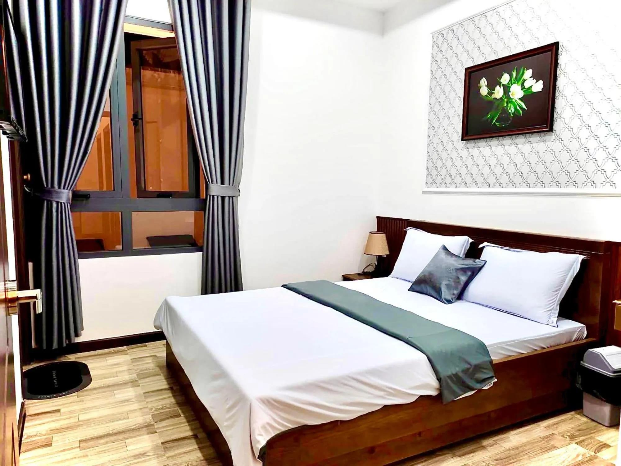 Bed in Hotel Hoa Nắng