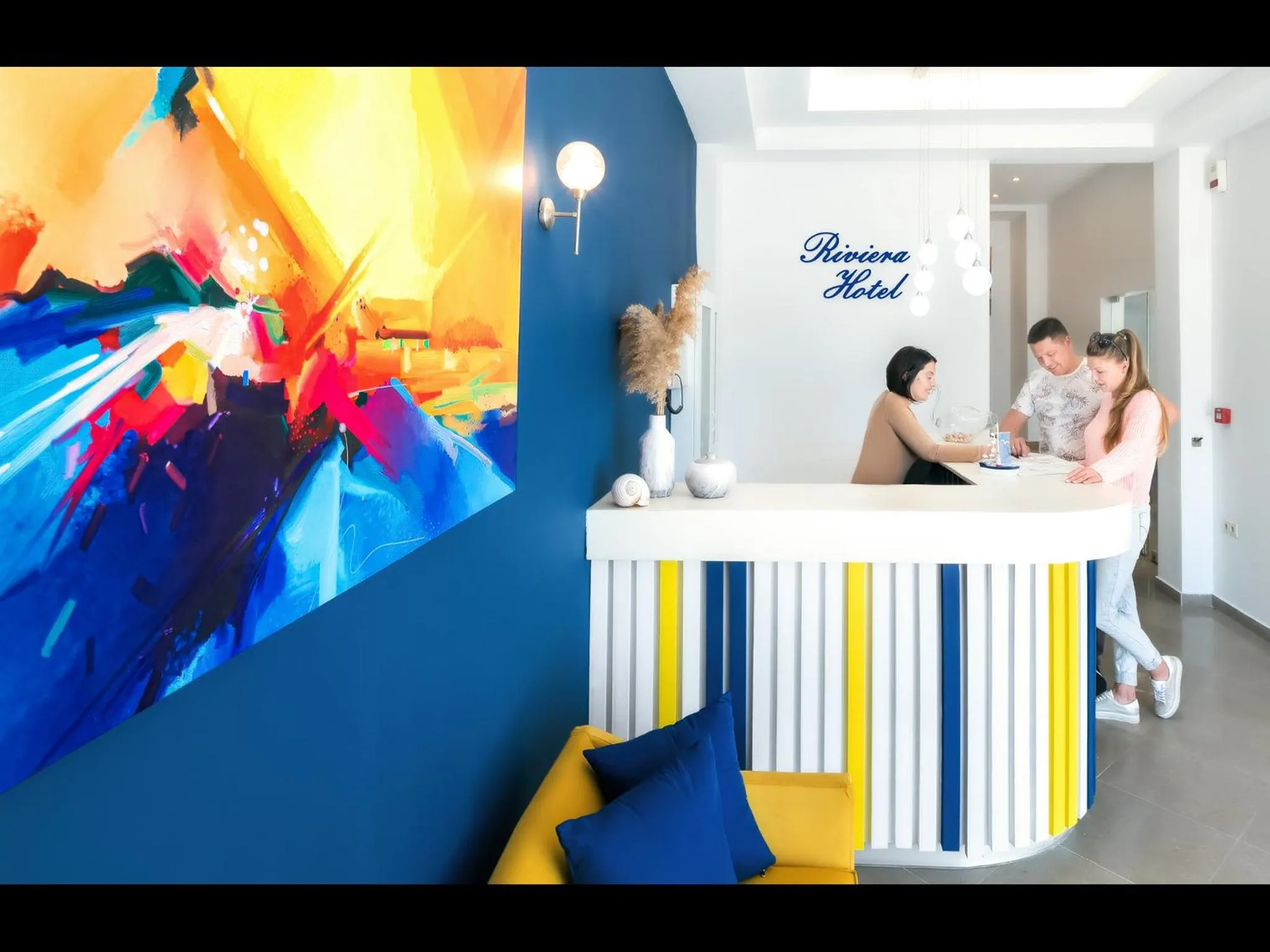 Lobby or reception in Thassian Riviera Hotel