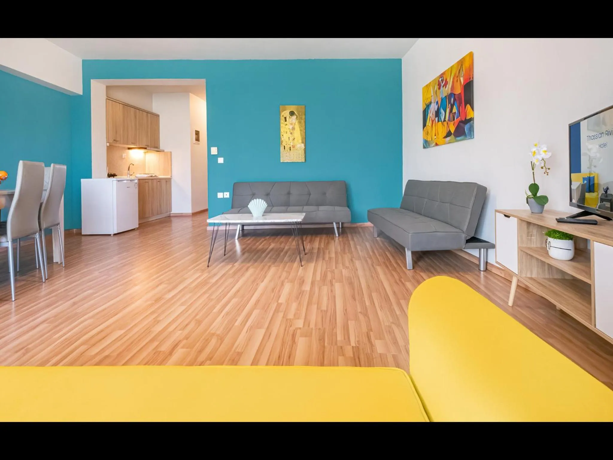 Living room in Thassian Riviera Hotel