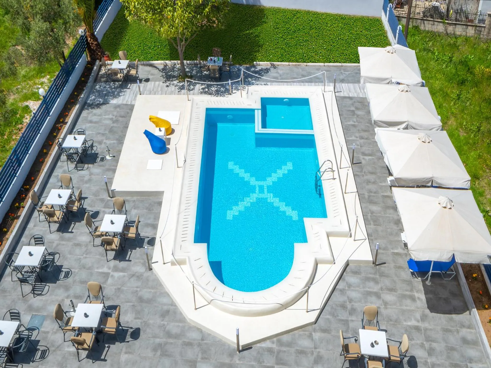 Bird's eye view in Thassian Riviera Hotel