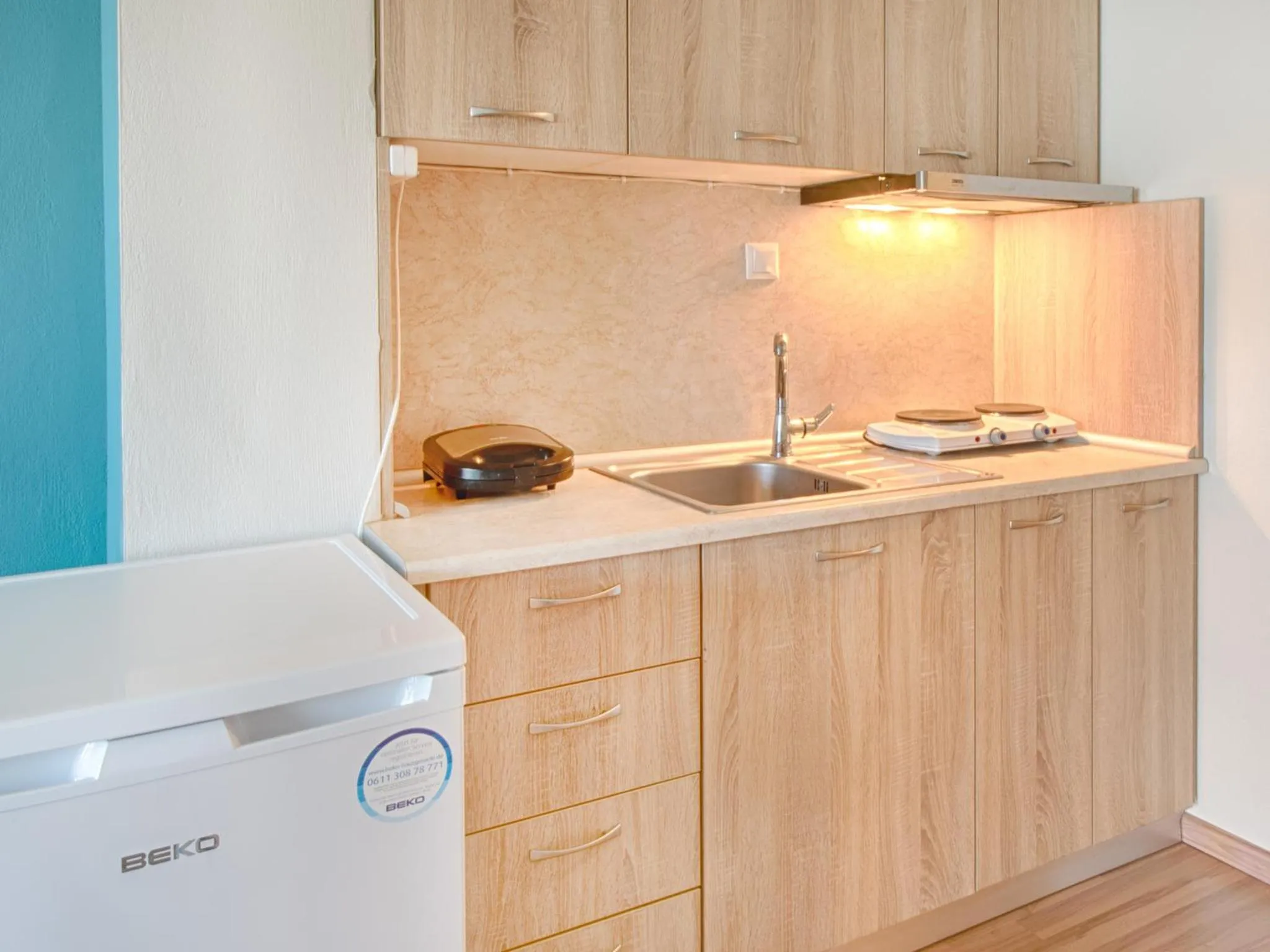 Kitchen or kitchenette in Thassian Riviera Hotel