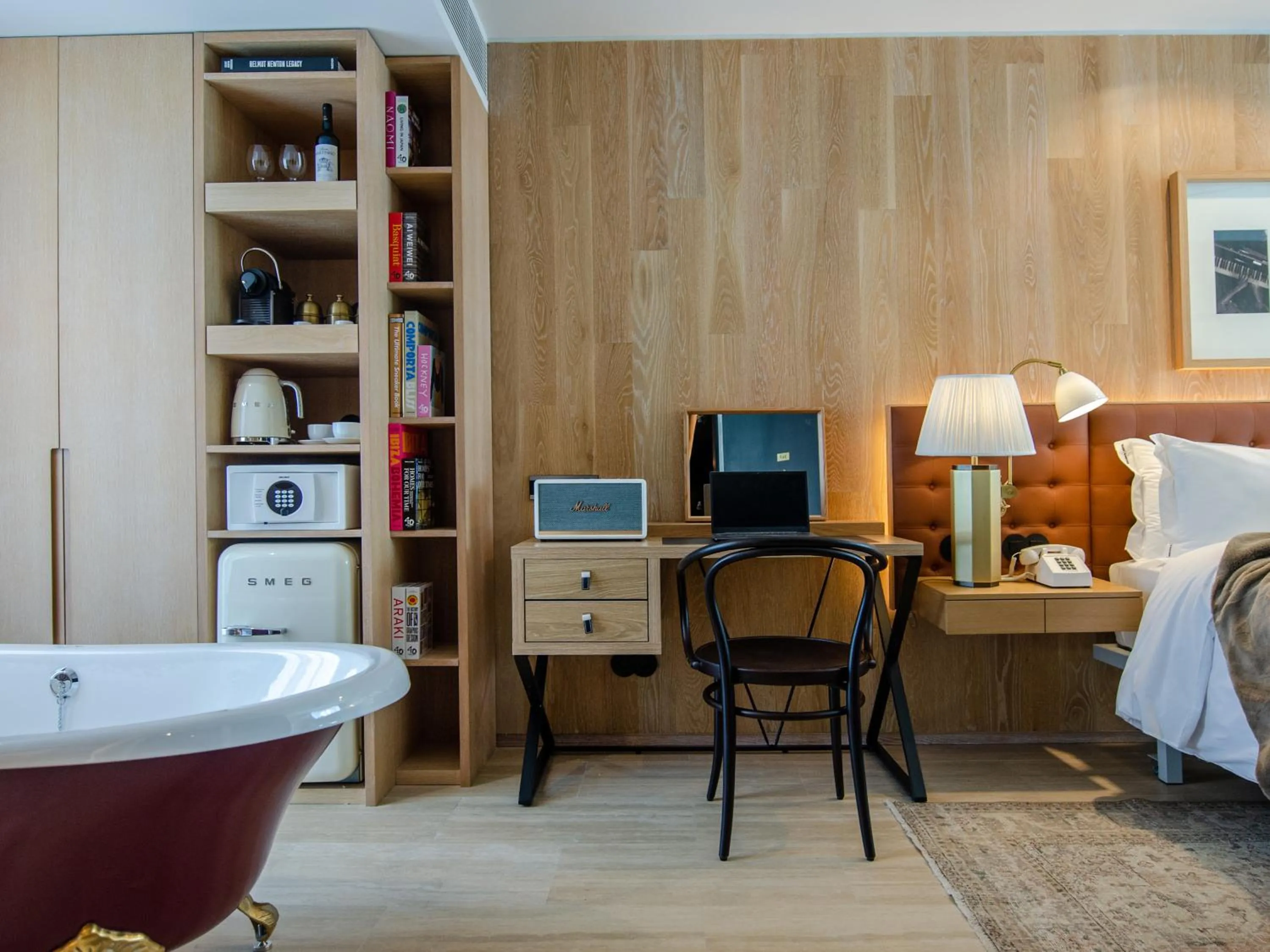 Decorative detail, Bed in Browns Avenue Hotel