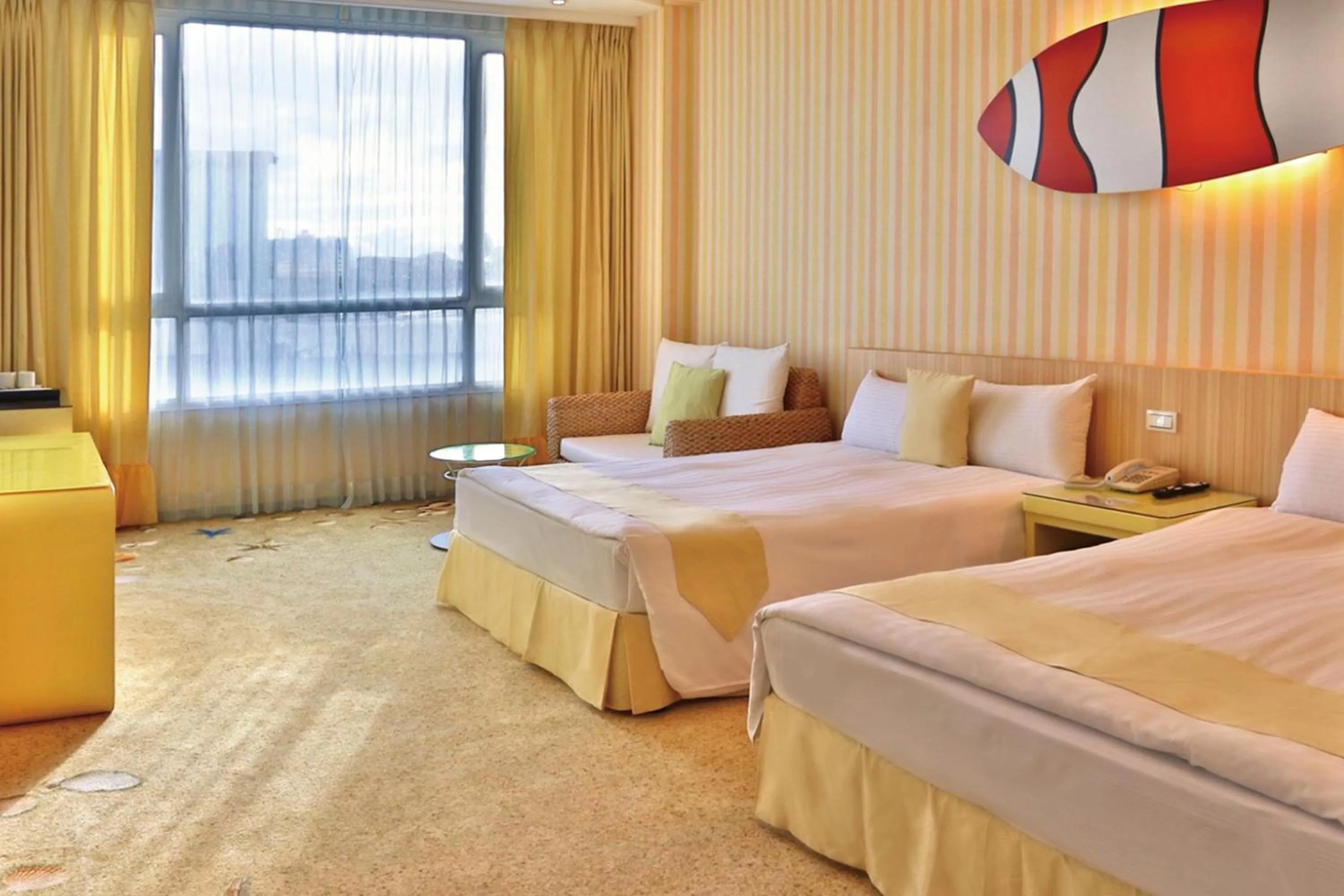 Bed in Uni-Resort Kenting