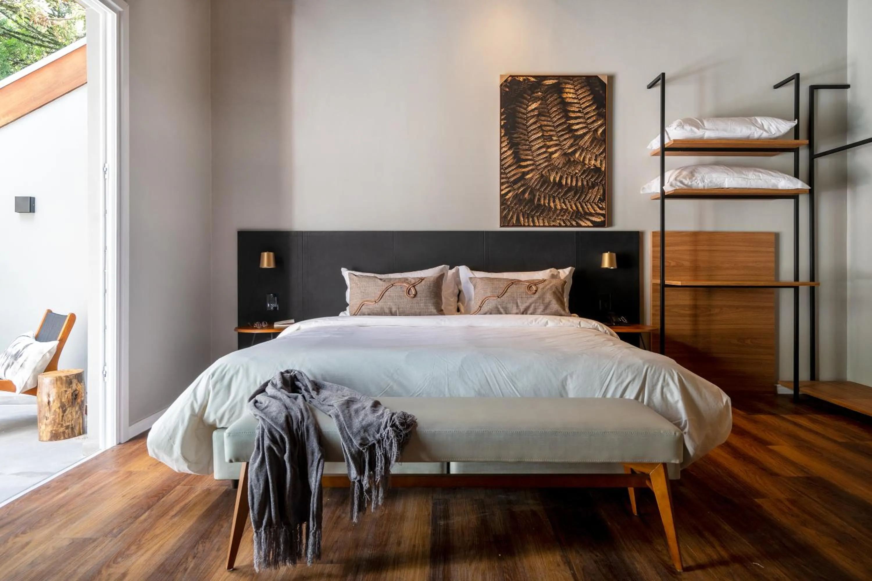 Bed in Jangal das Araucárias Swan Design Hotel Canela