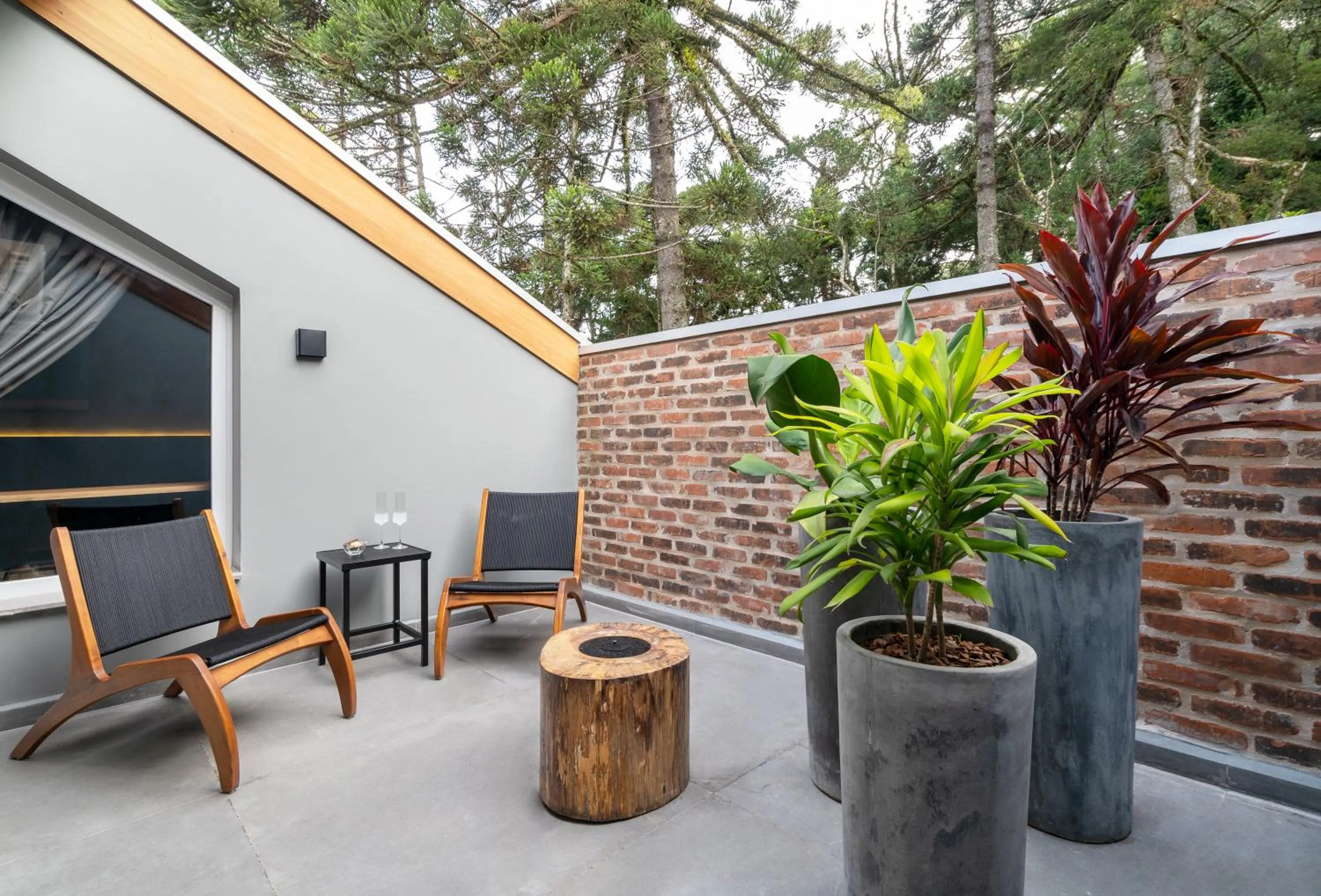 Patio in Jangal das Araucárias Swan Design Hotel Canela