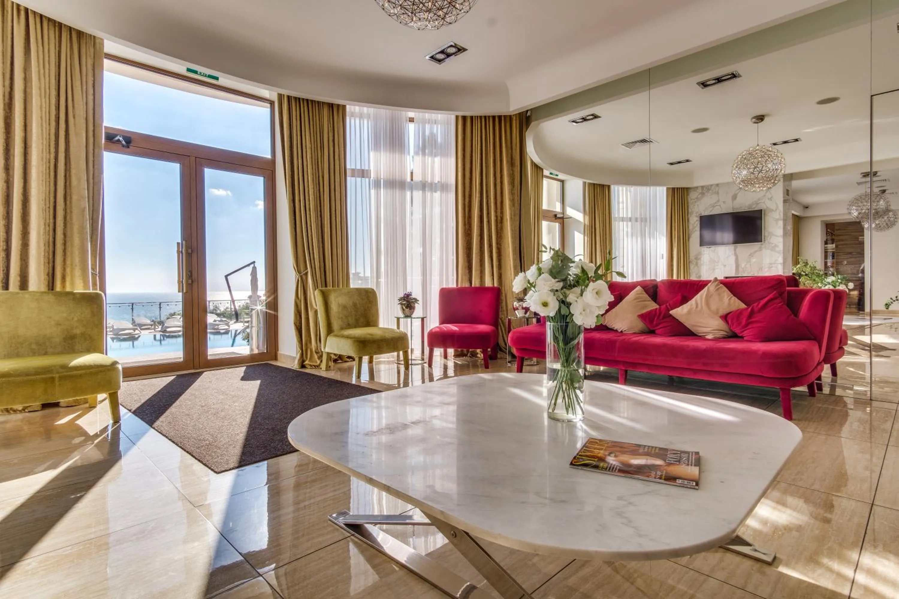 Lobby or reception in Hotel Panorama De Luxe